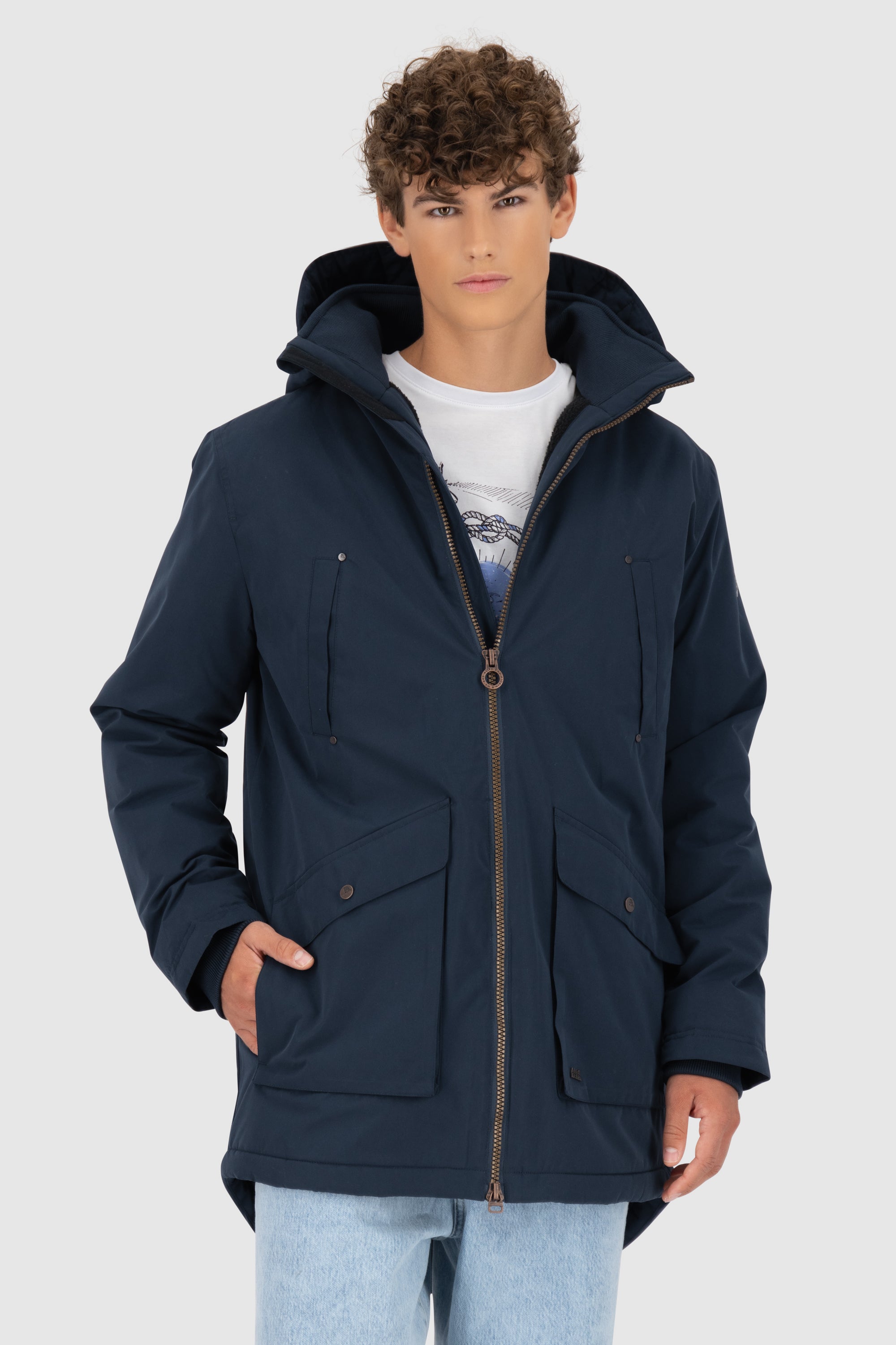 RonAK A Parka Dunkelblau