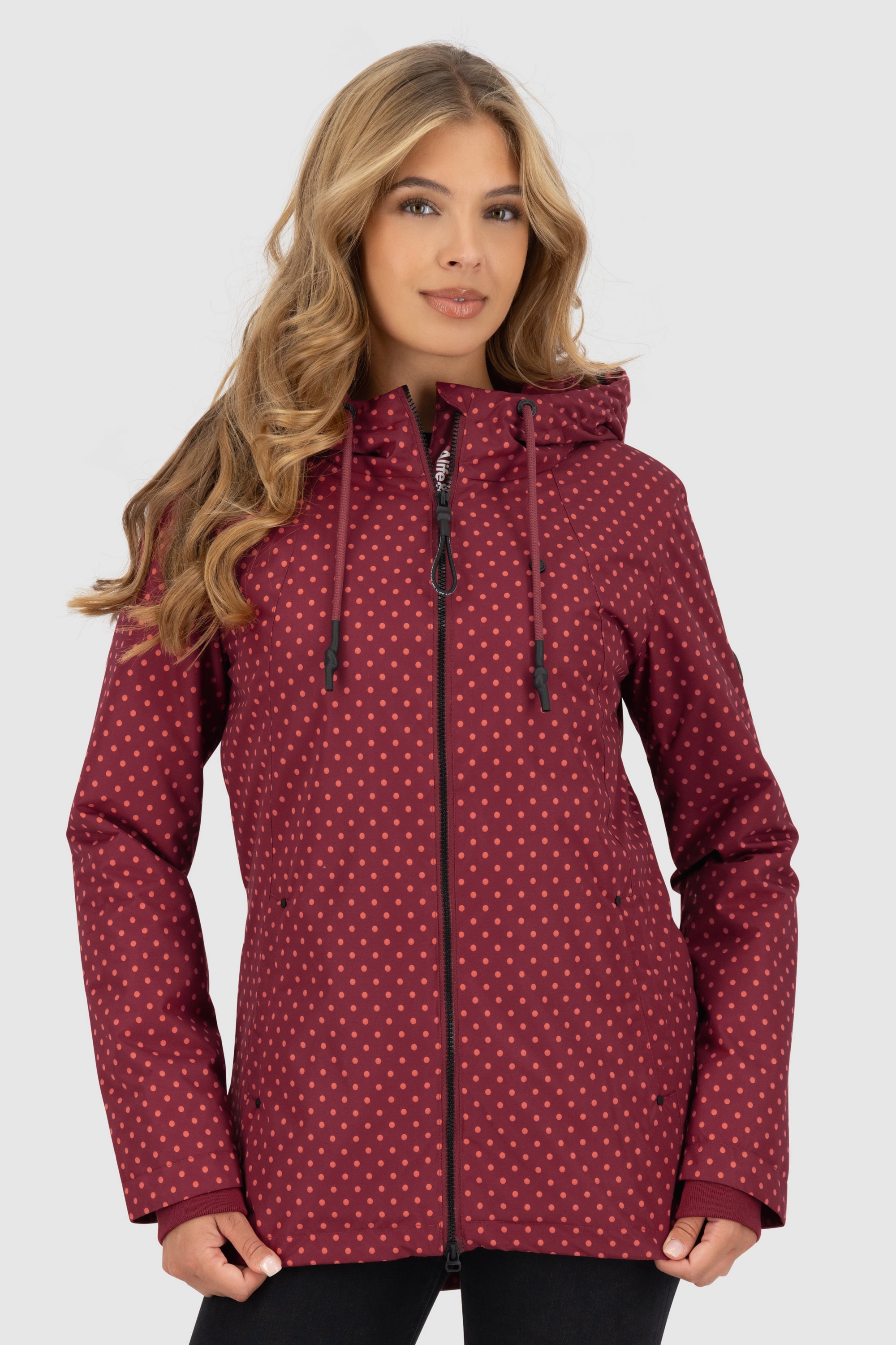 LilouAK B Jacket Dunkelrot