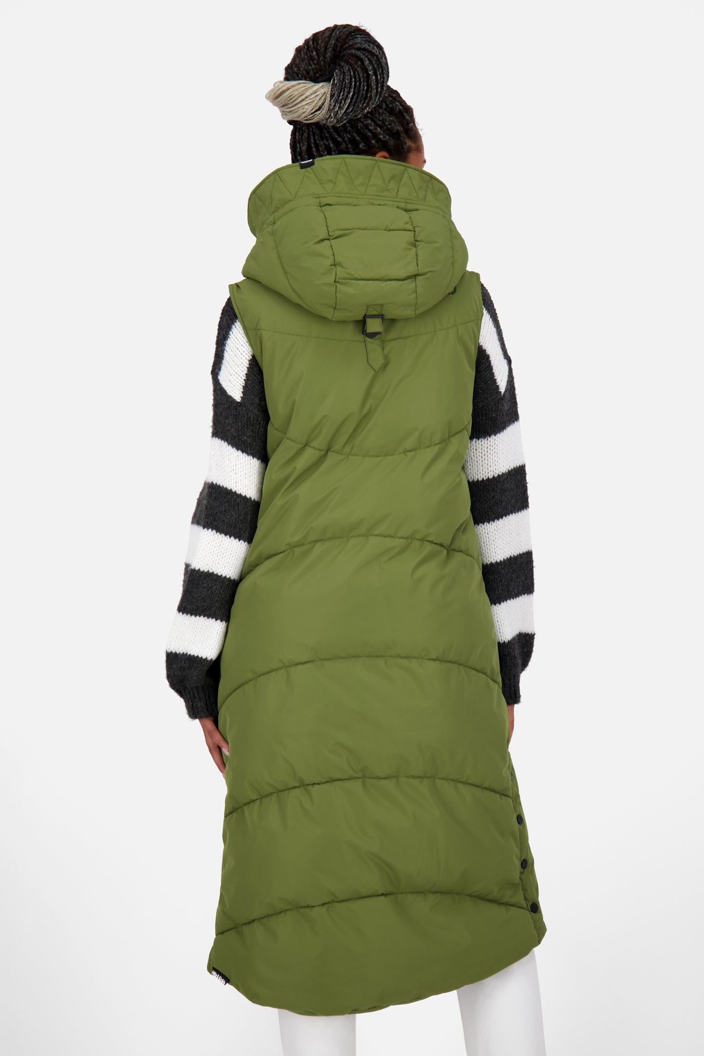 Lange Weste JuneAK A Damen Dunkelblau sea kelp