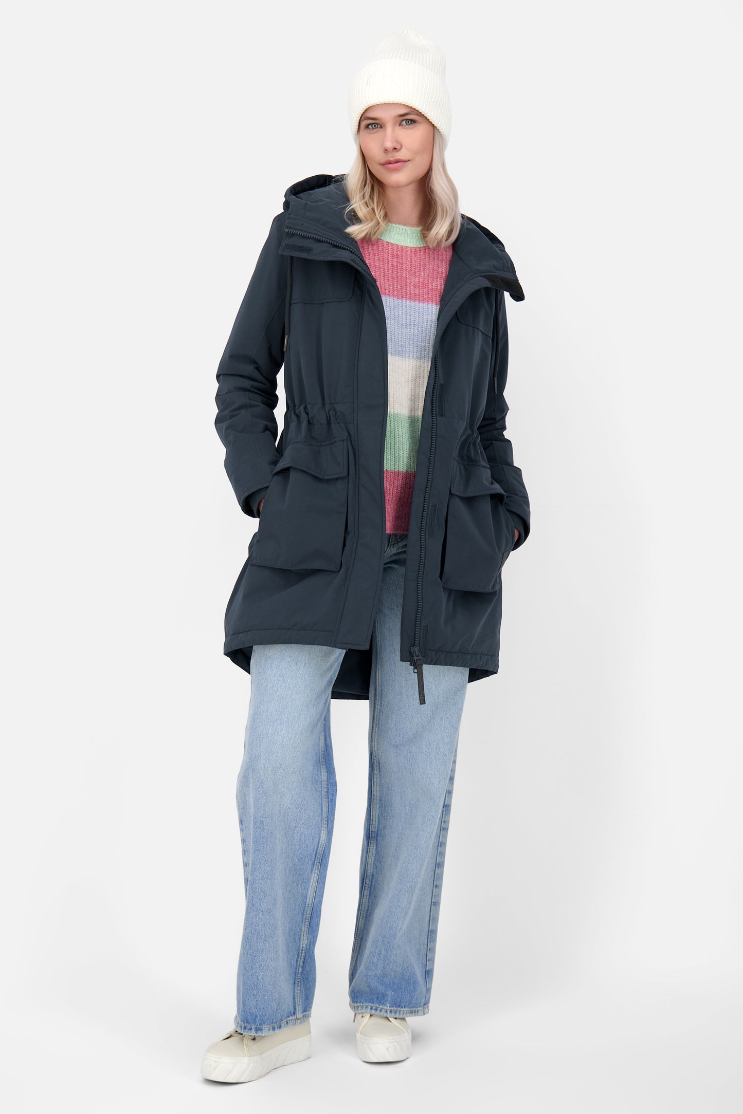 Damenparka CharlizeAK A Dunkelblau