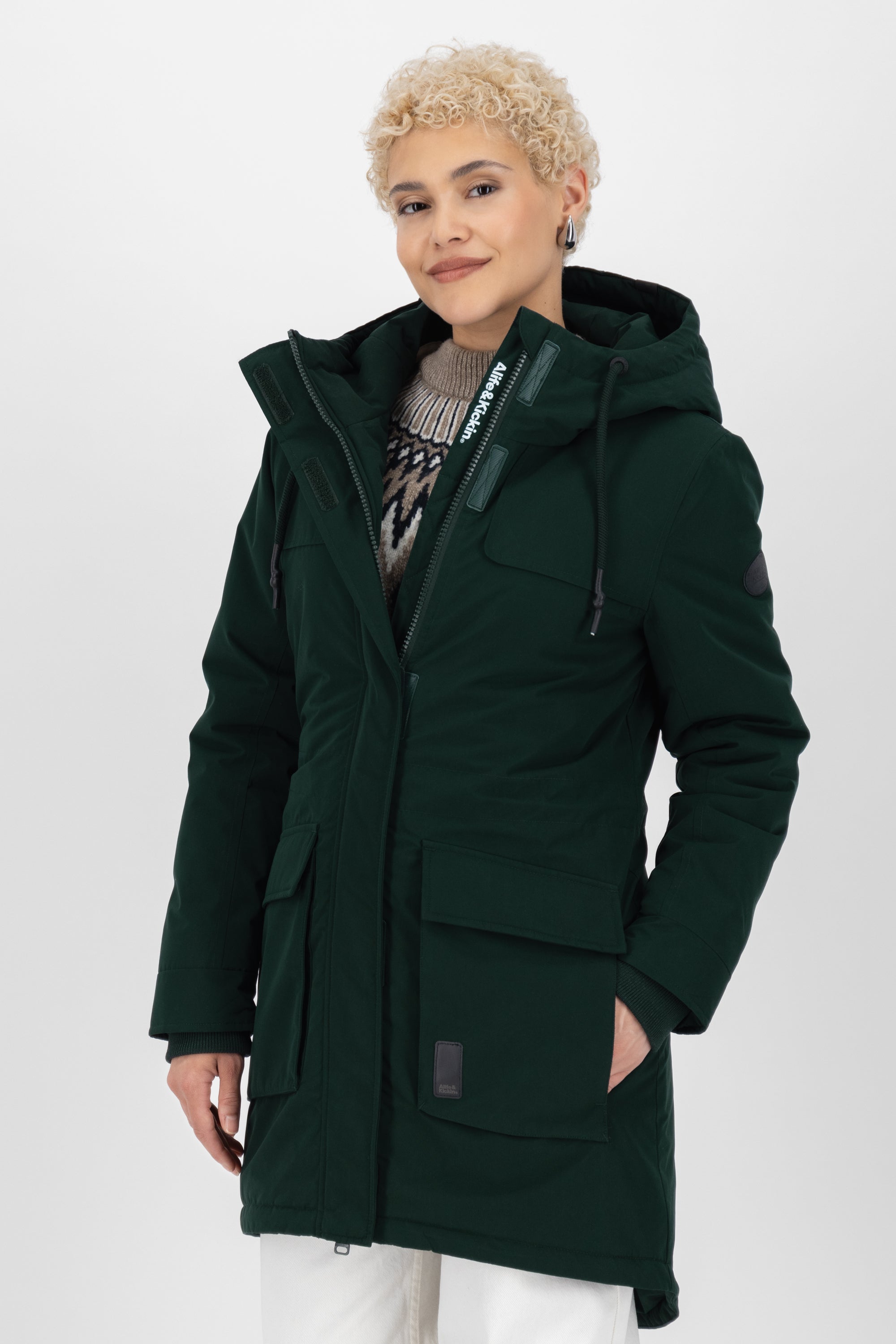 CharlizeAK A Parka Dunkelgrün