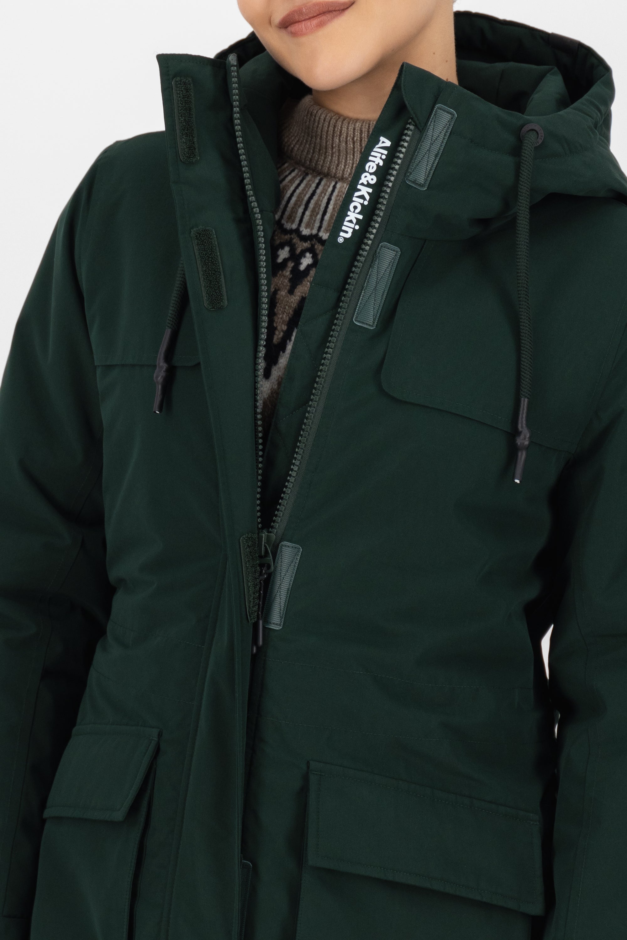 CharlizeAK A Parka Dunkelgrün