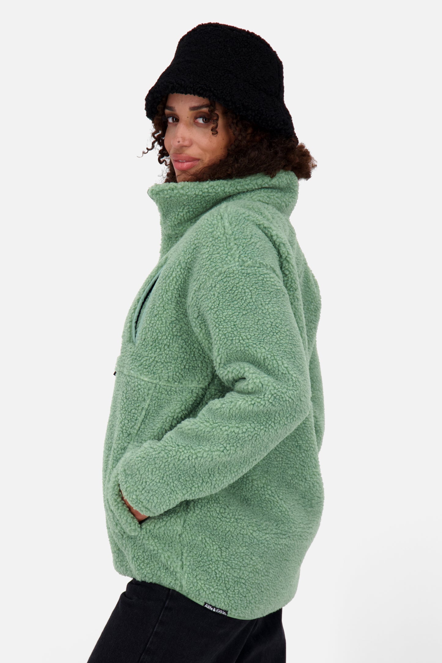 Teddyfleecejacke Damen KaluaAK G alpine frost