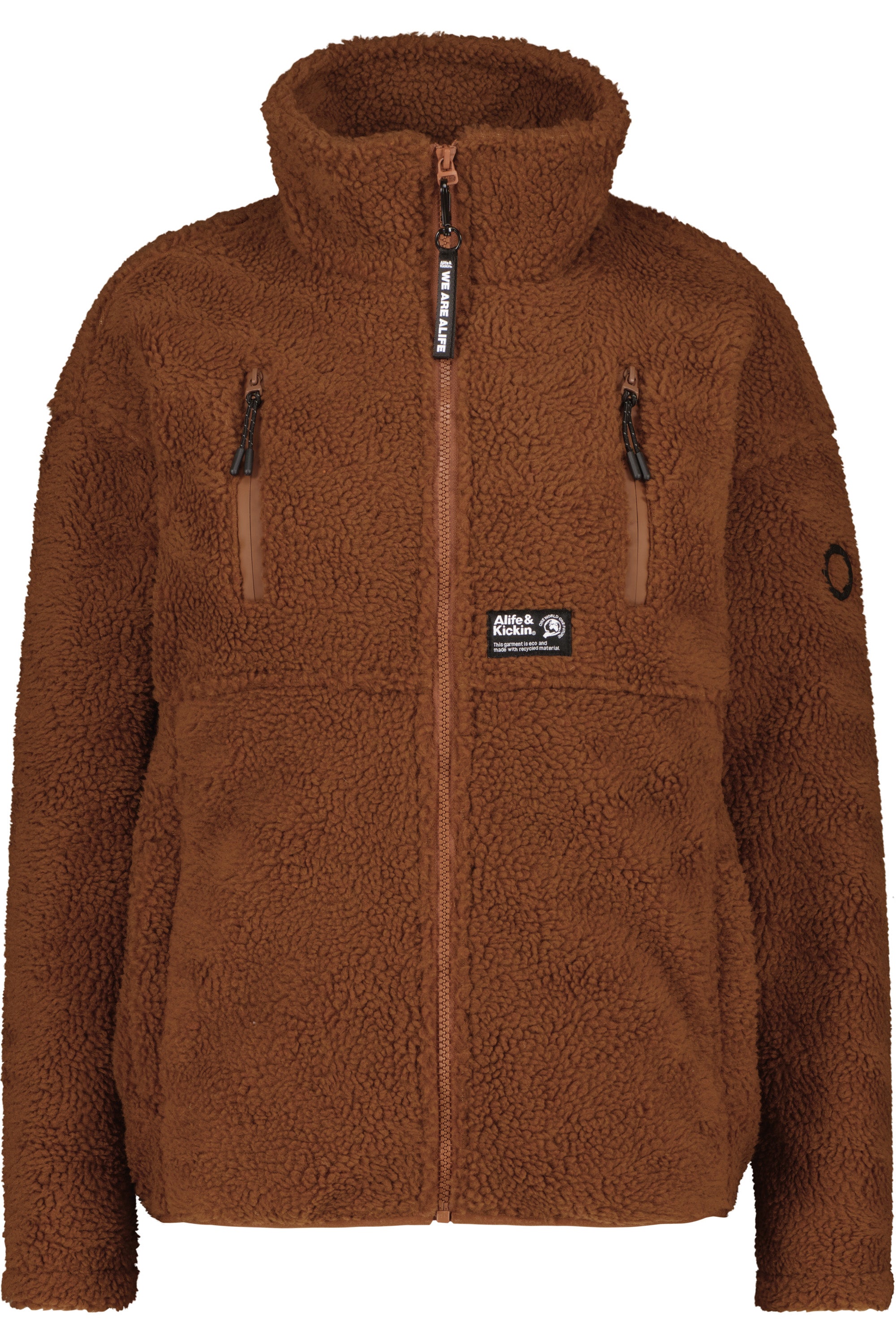 KaluaAK G Teddy Sweat Jacket Braun