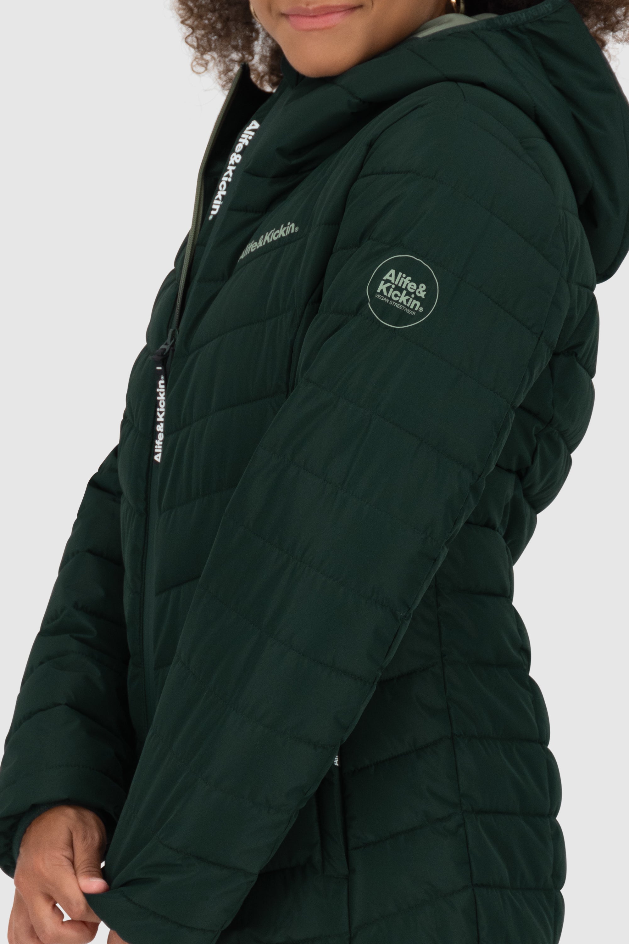 Damenjacke RabeaAK A von Alife and Kickin - warm, stylisch & funktional Dunkelgrün