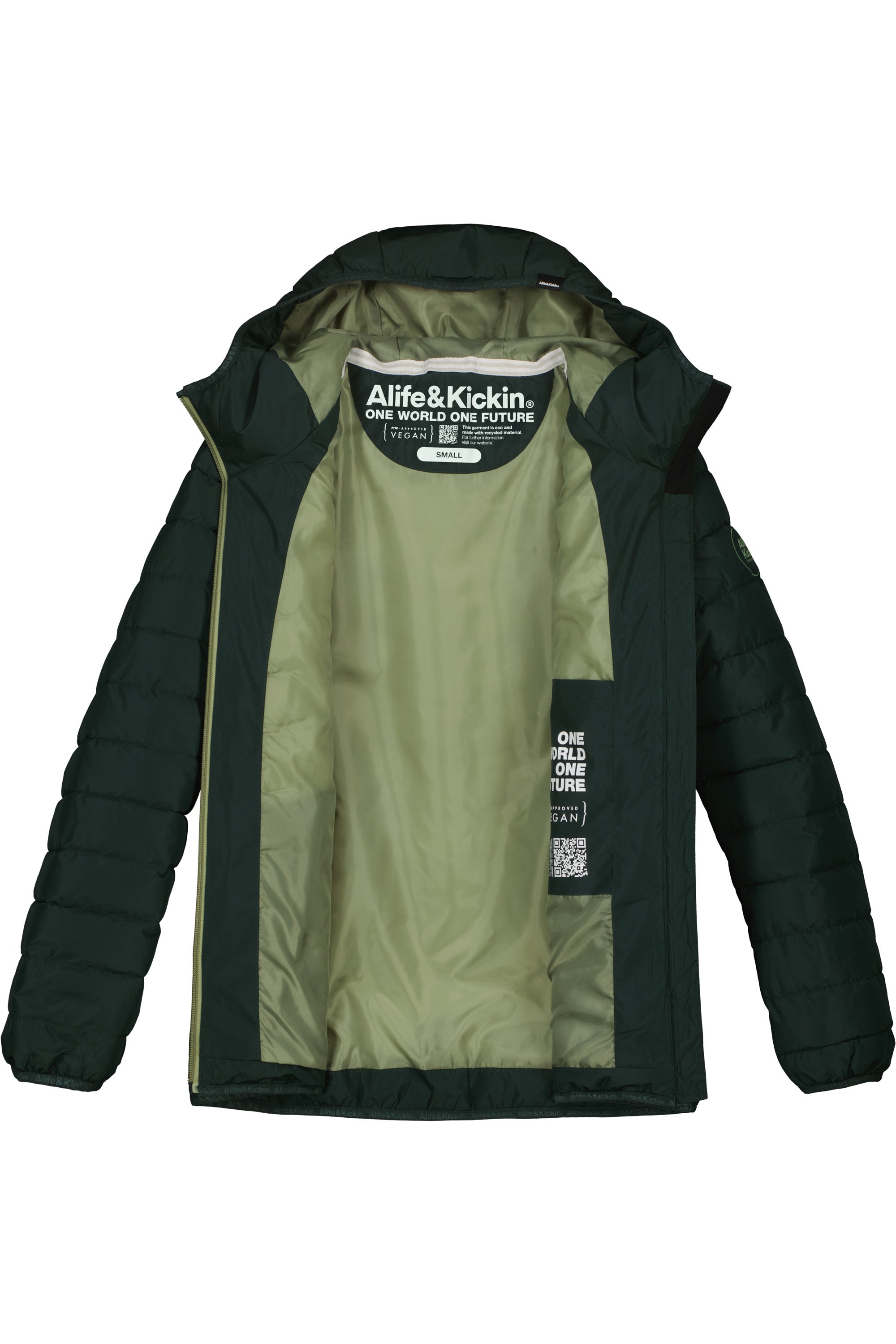 Damenjacke RabeaAK A von Alife and Kickin - warm, stylisch & funktional Dunkelgrün