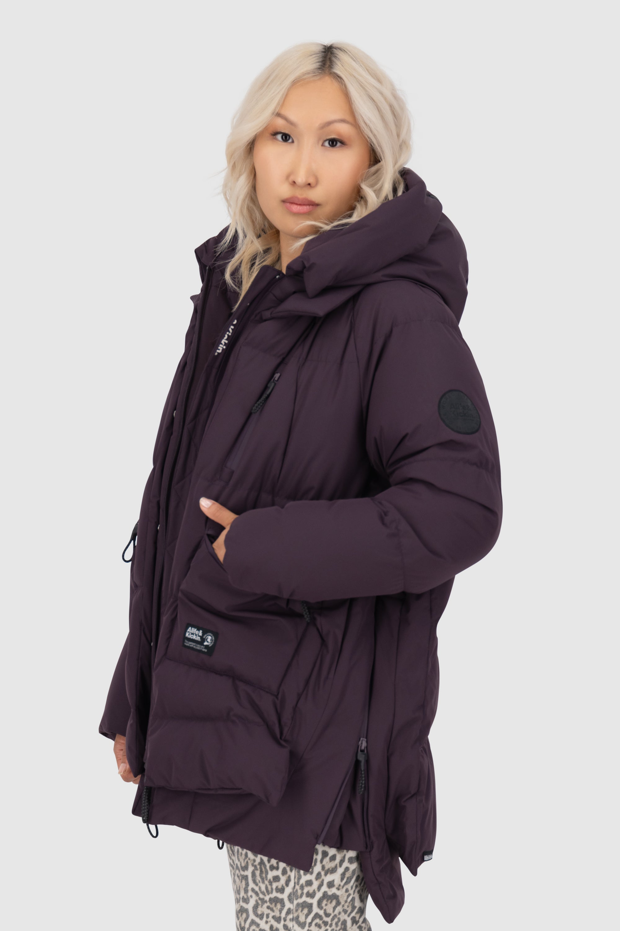 Winterjacke RachelAK A - Funktionalität trifft auf Fashion-Statement Violett