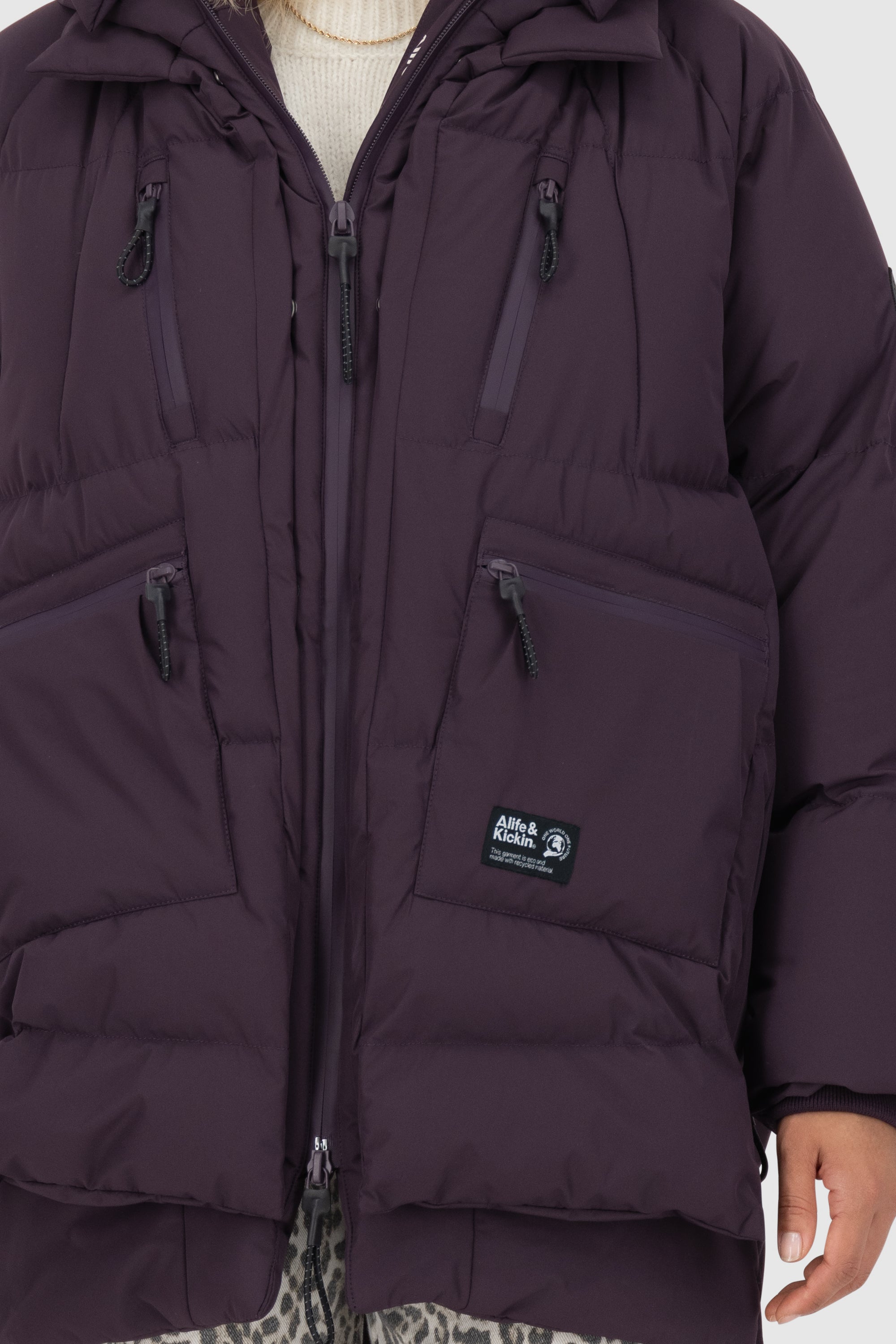 Winterjacke RachelAK A - Funktionalität trifft auf Fashion-Statement Violett