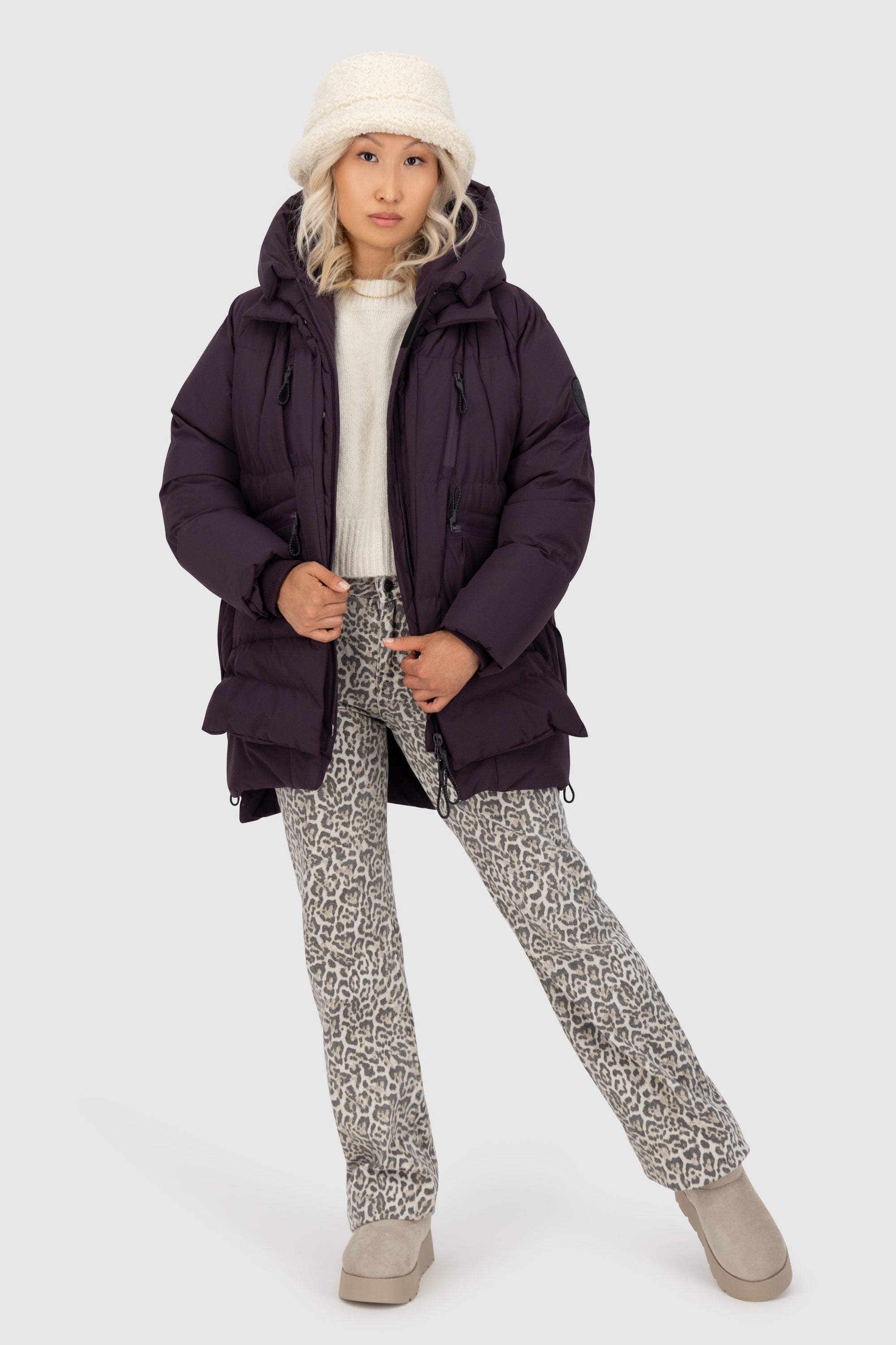 Winterjacke RachelAK A - Funktionalität trifft auf Fashion-Statement Violett
