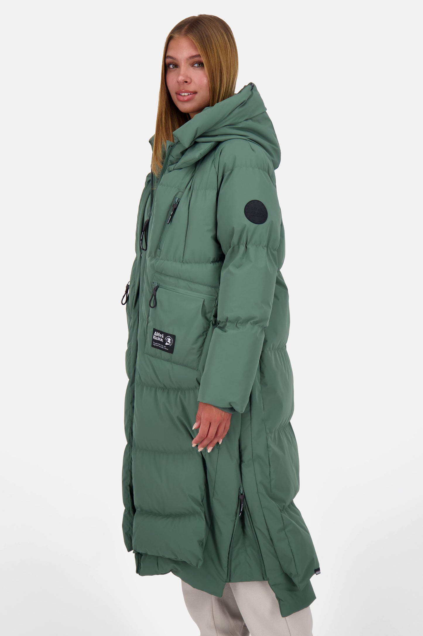 Puffermantel Damen RihannaAK A sage leaf