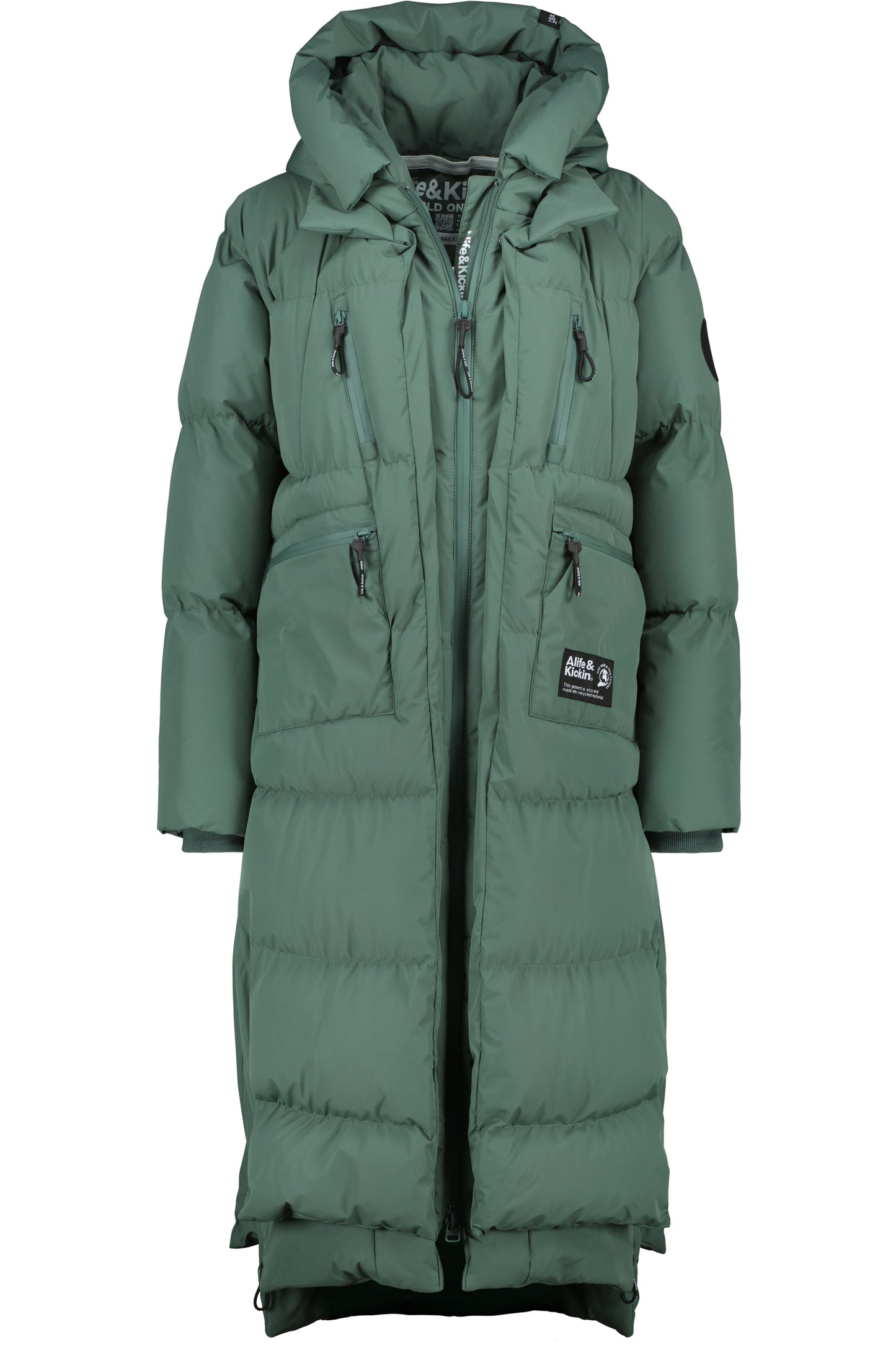 Puffermantel Damen RihannaAK A sage leaf