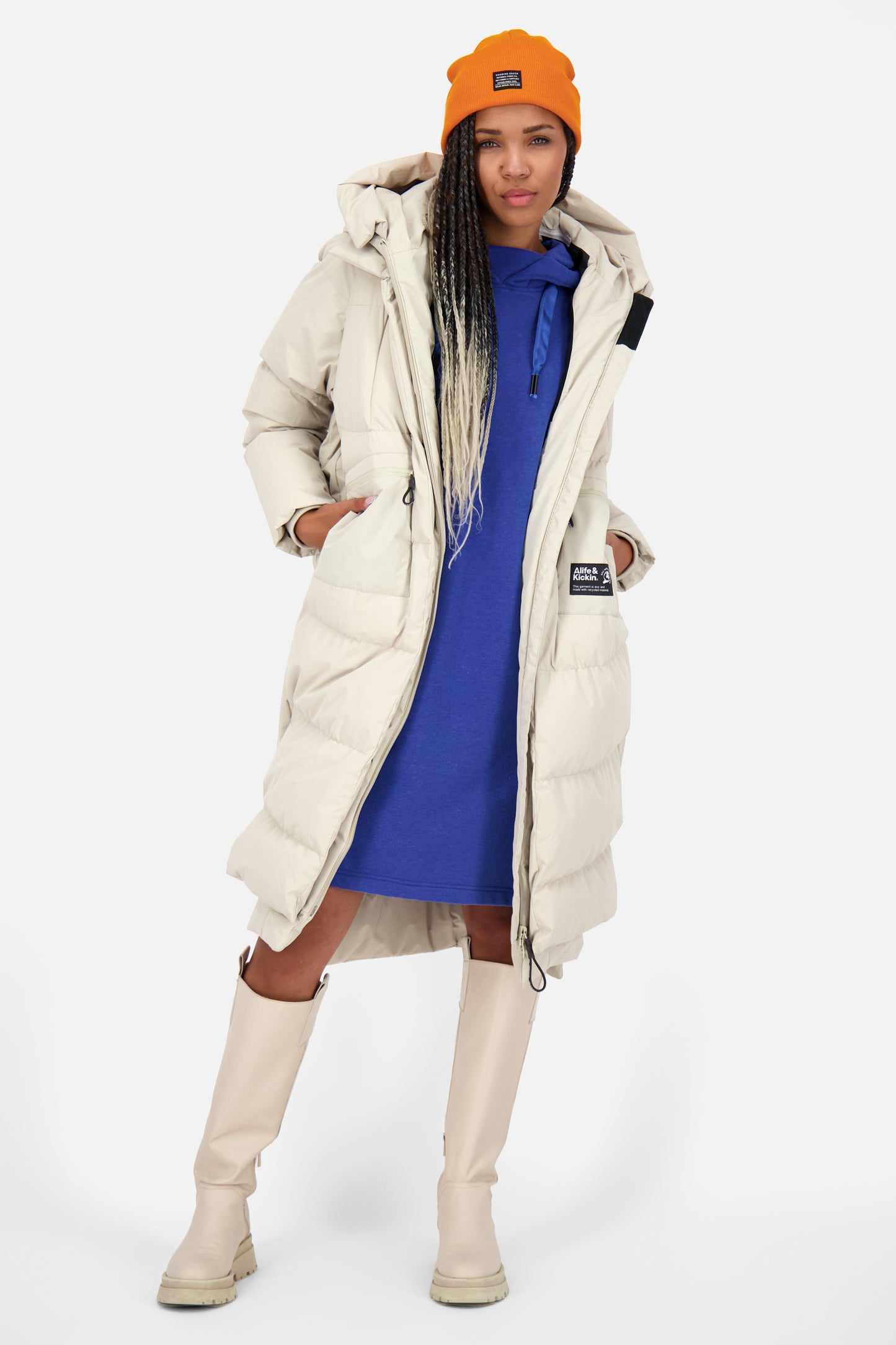 Puffermantel Damen RihannaAK A pumice