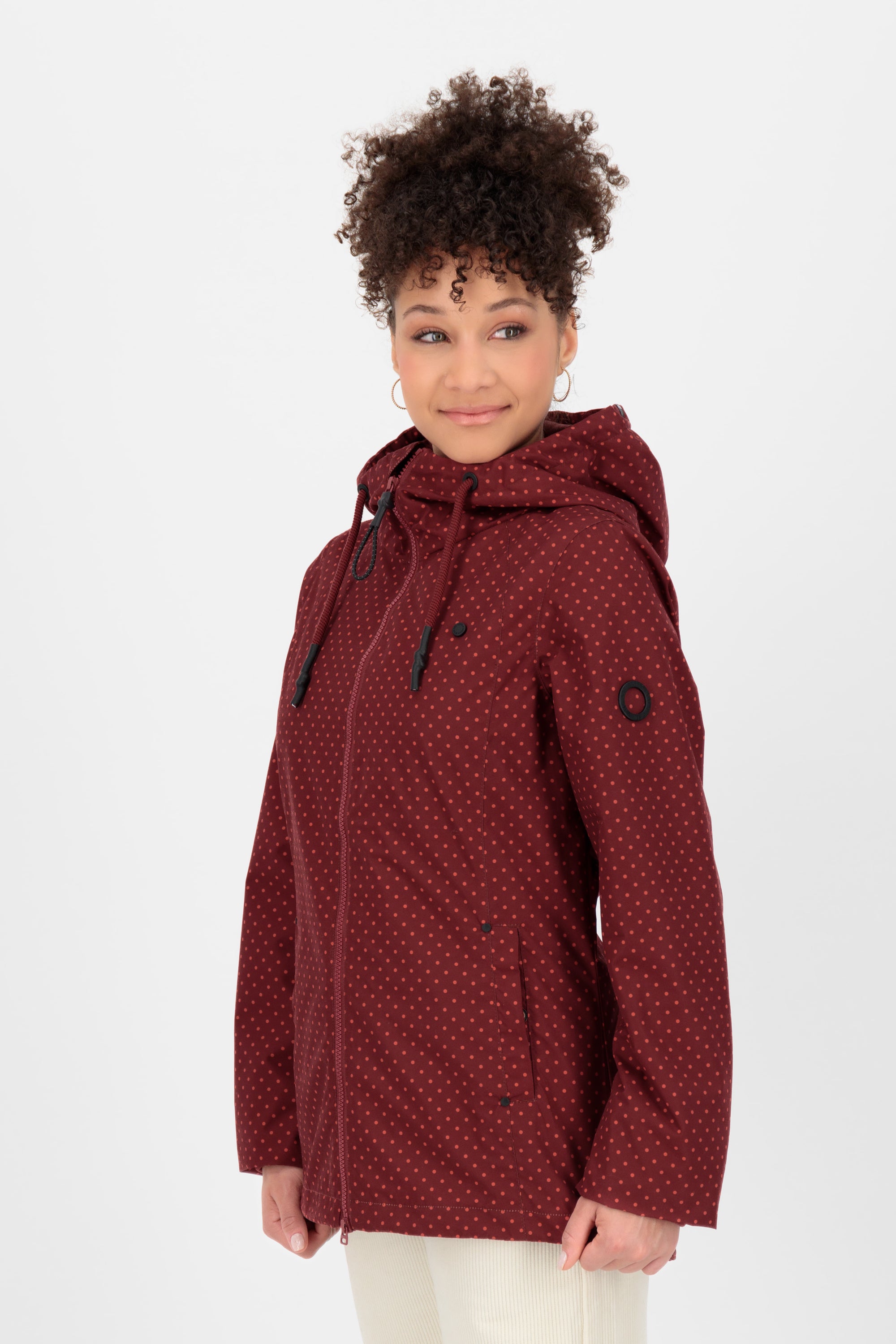 LilouAK B Jacket Dunkelrot