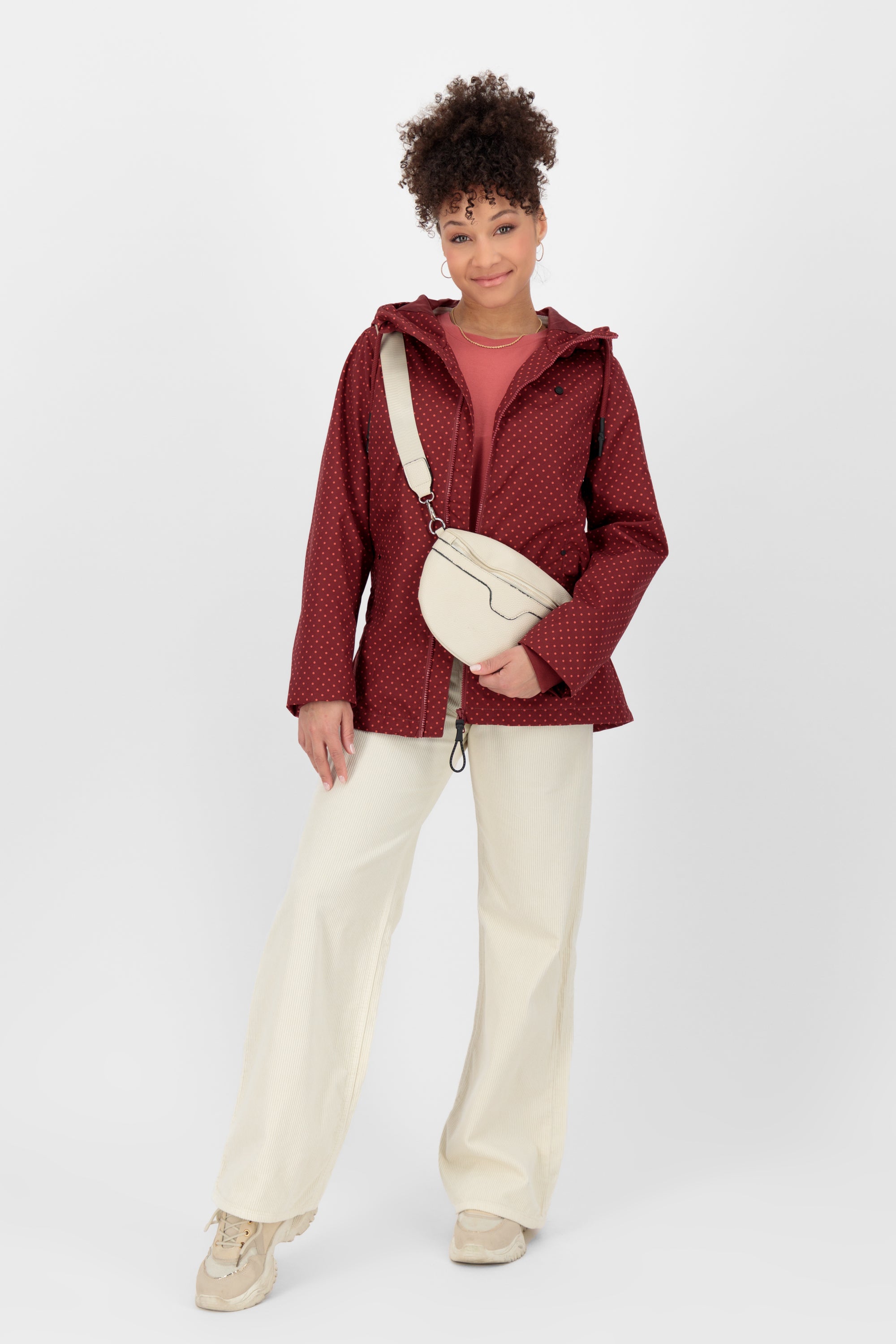 LilouAK B Jacket Dunkelrot