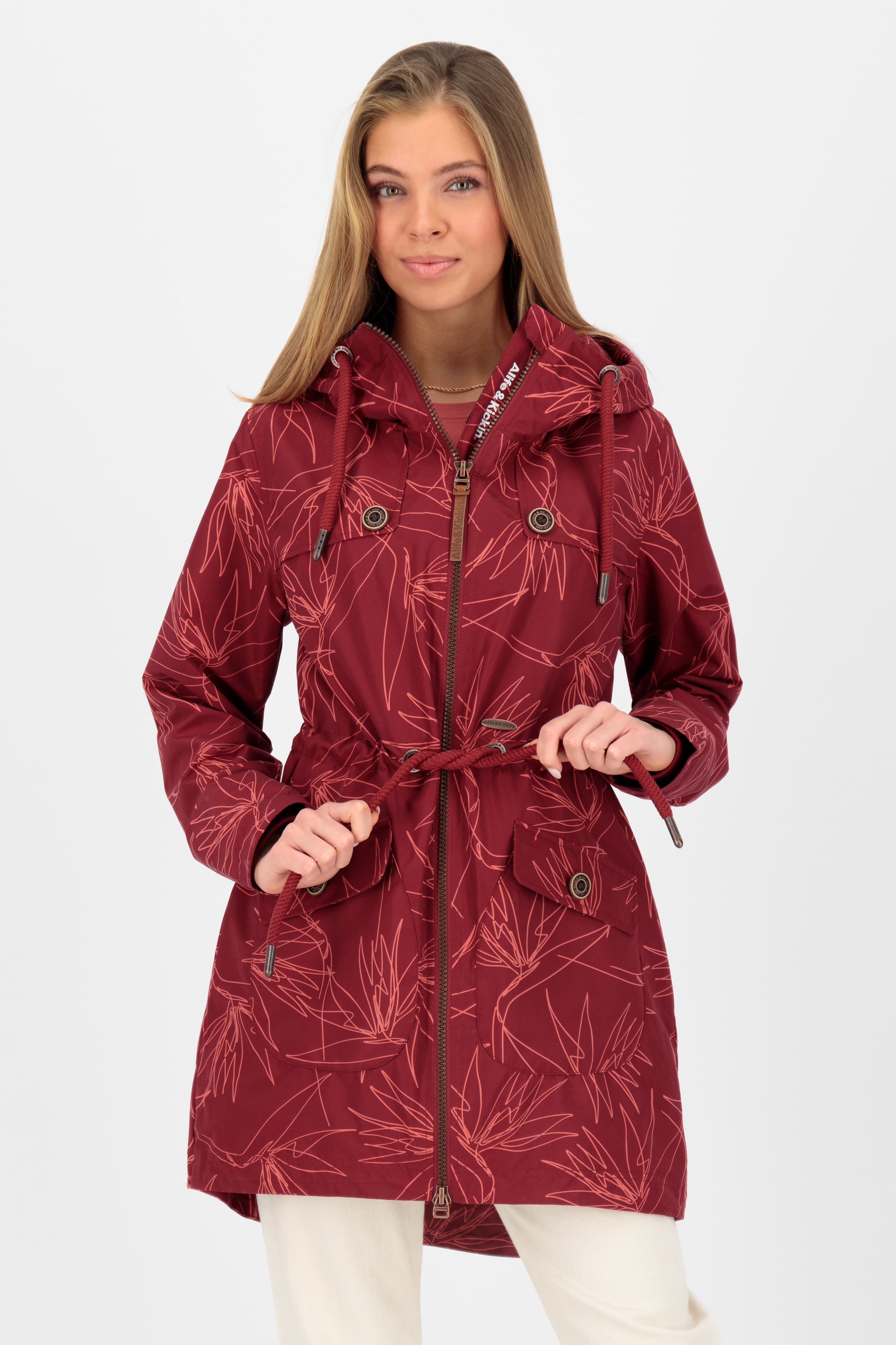 CharlotteAK B Parka Dunkelrot