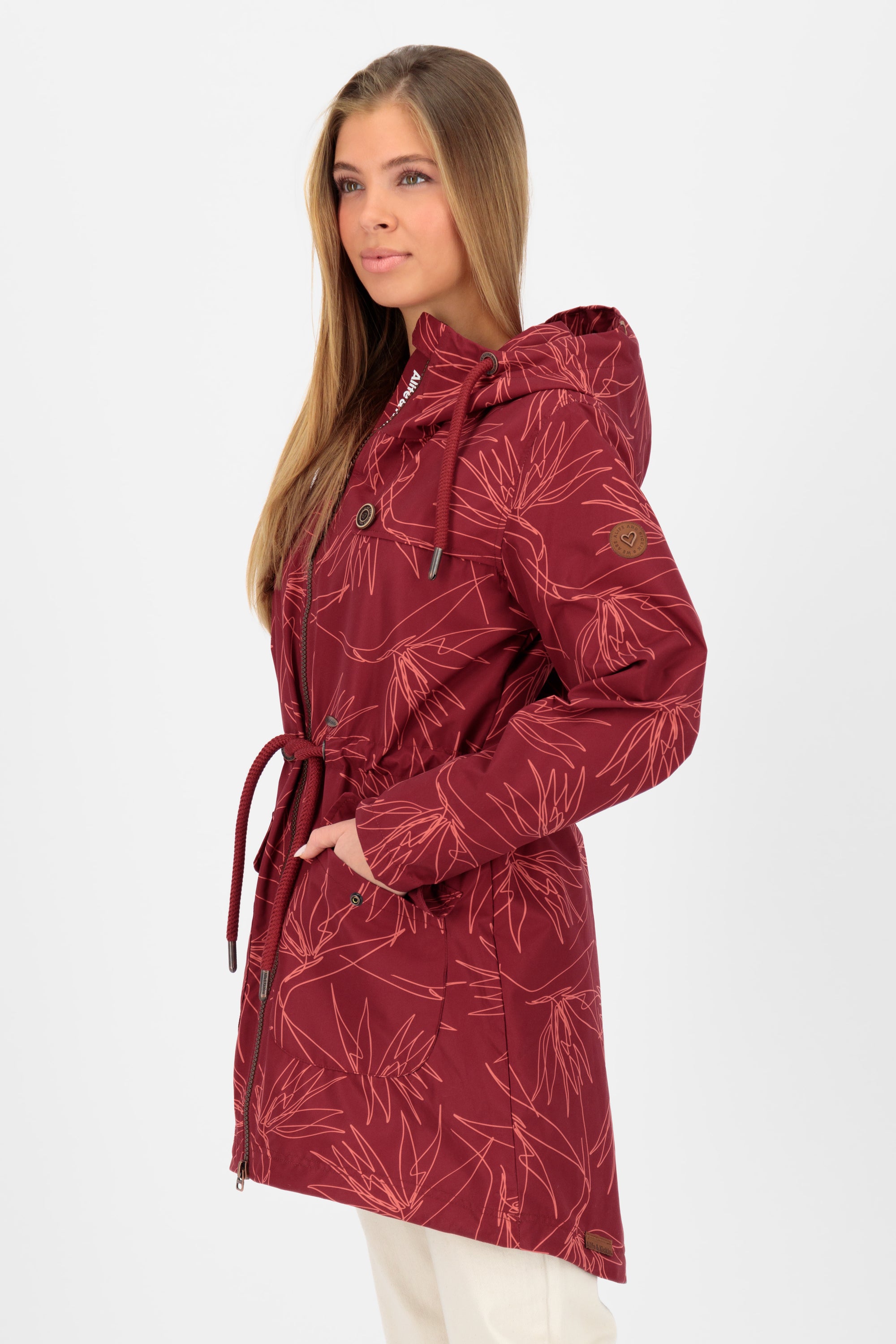 CharlotteAK B Parka Dunkelrot