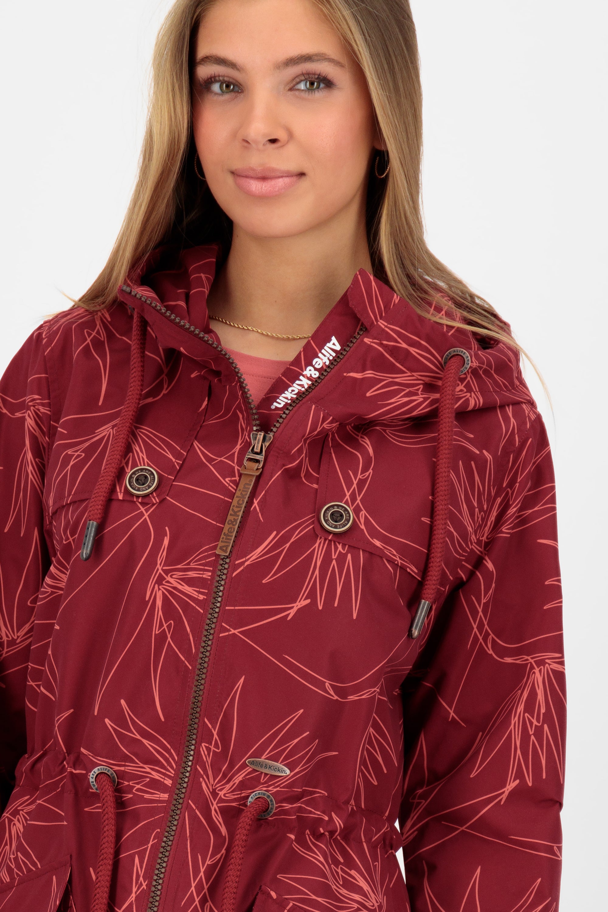 CharlotteAK B Parka Dunkelrot