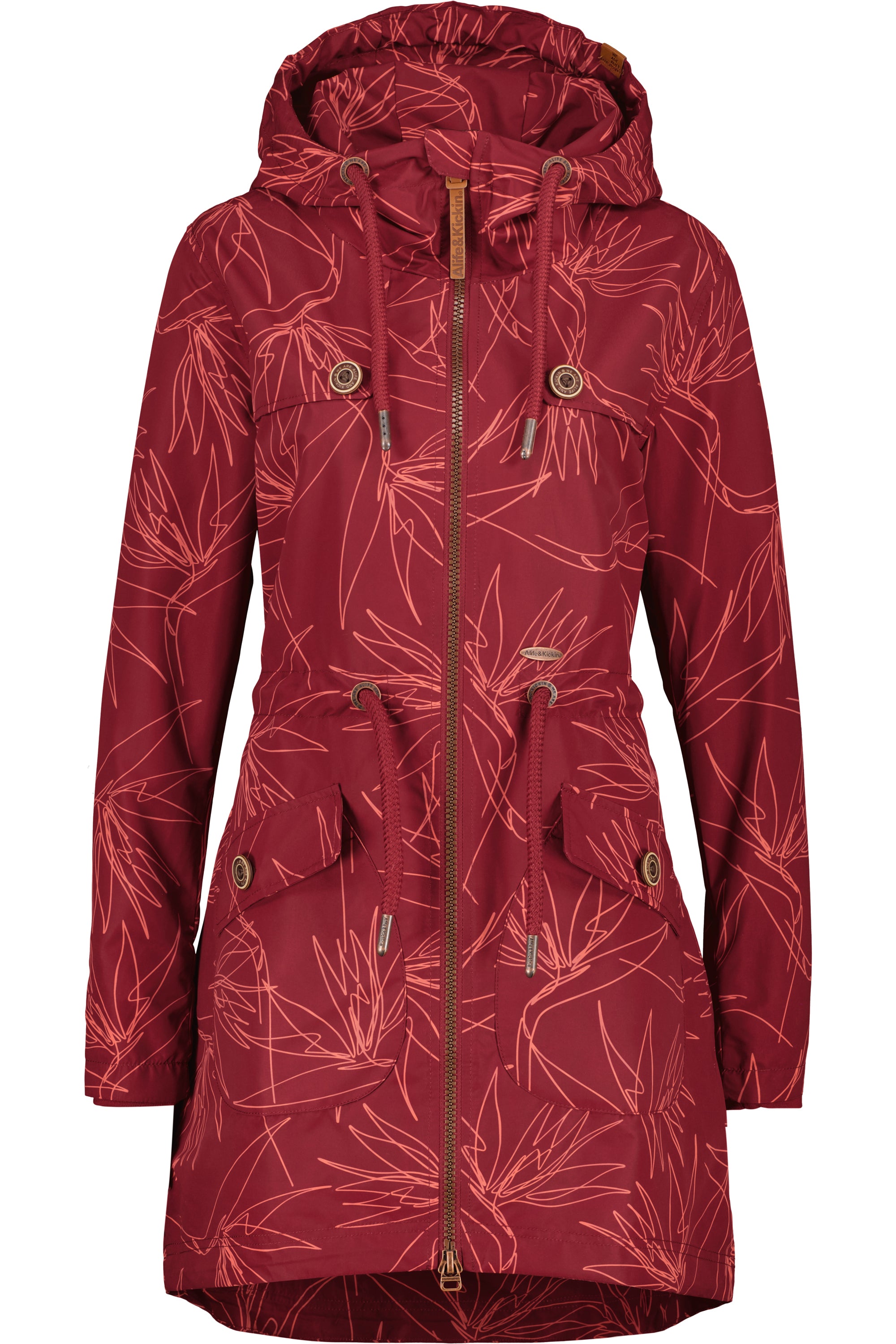 CharlotteAK B Parka  Dunkelrot