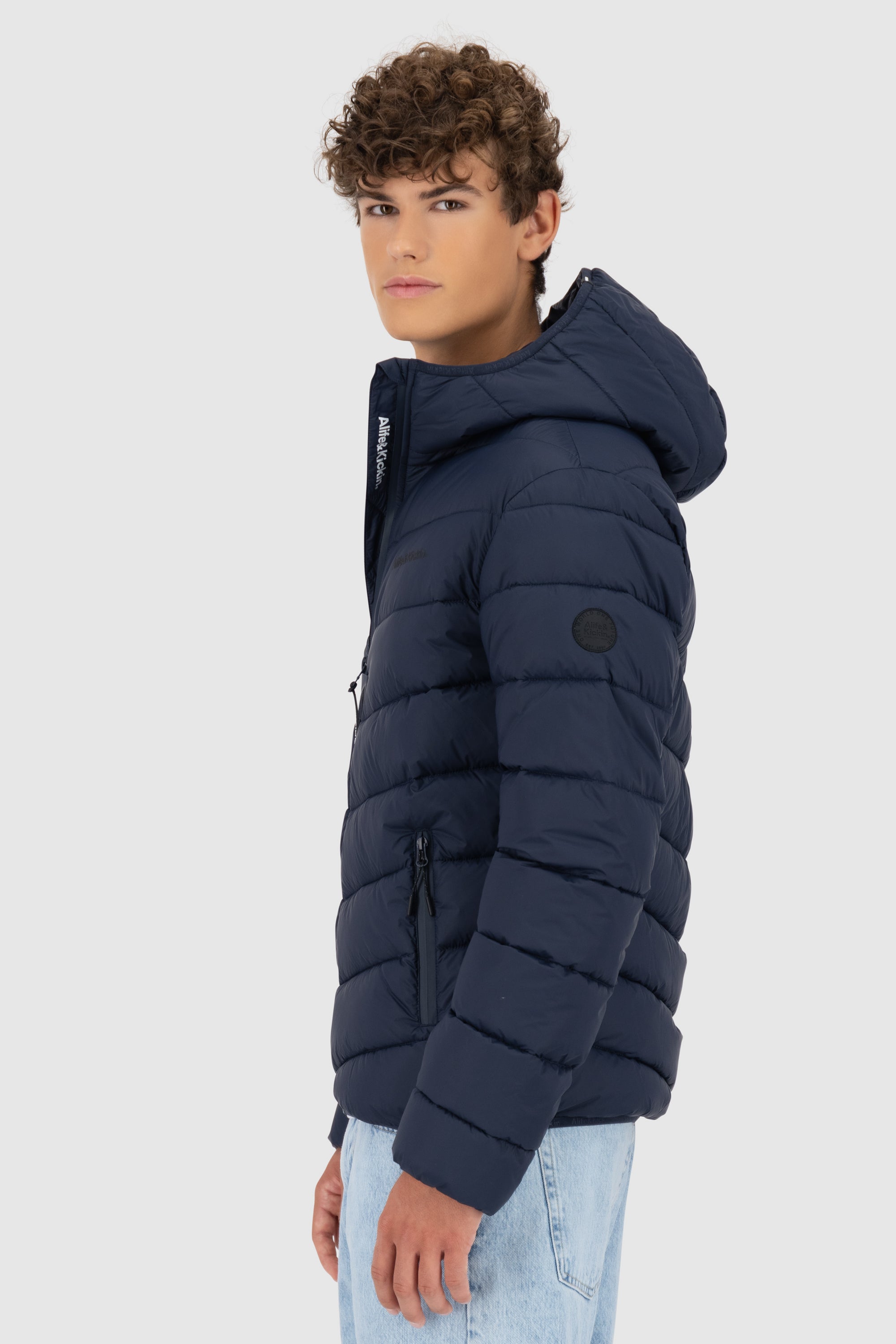 Mr AndersonAK A Puffer Jacket Dunkelblau
