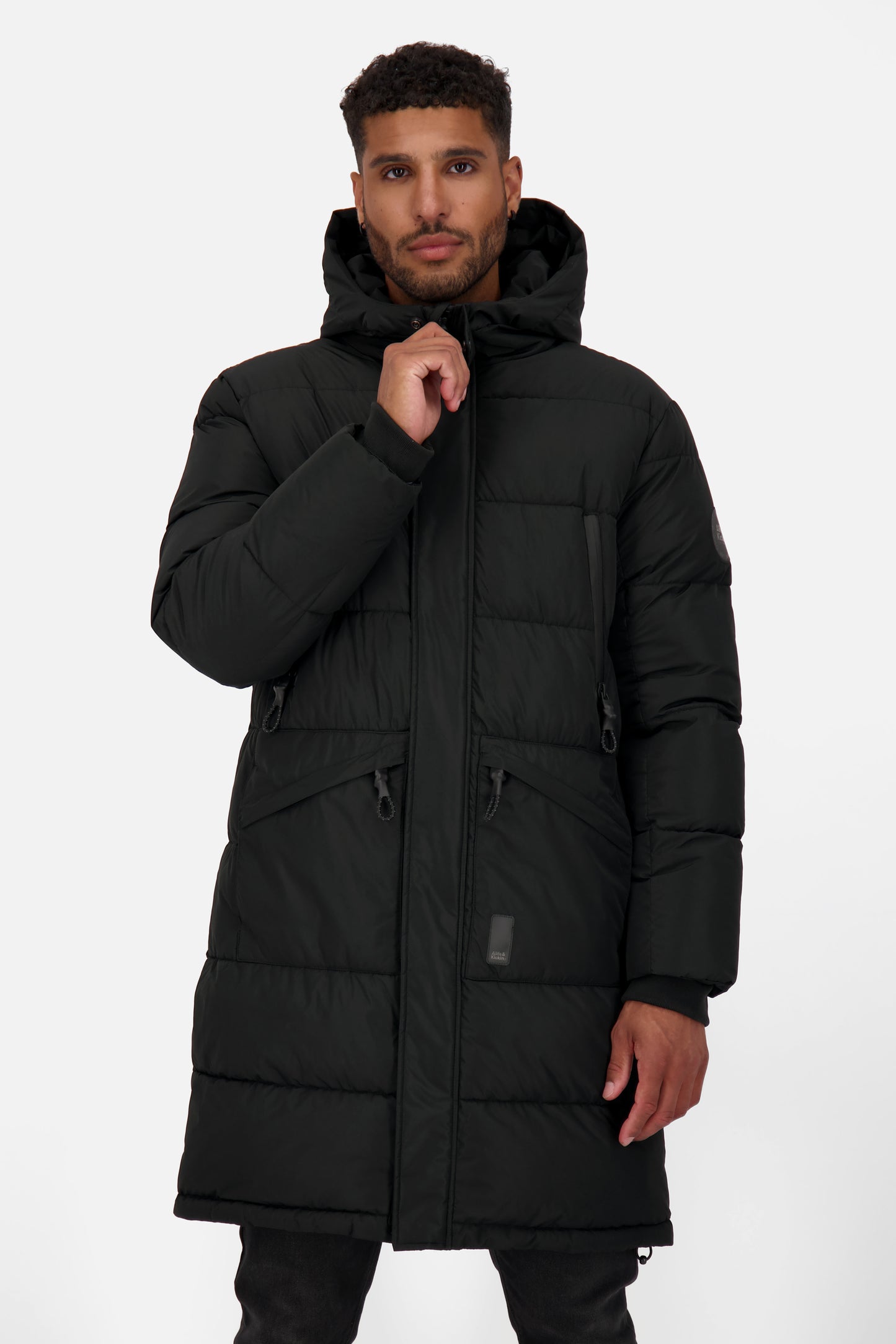 TobiasAK A Puffer Parka Schwarz