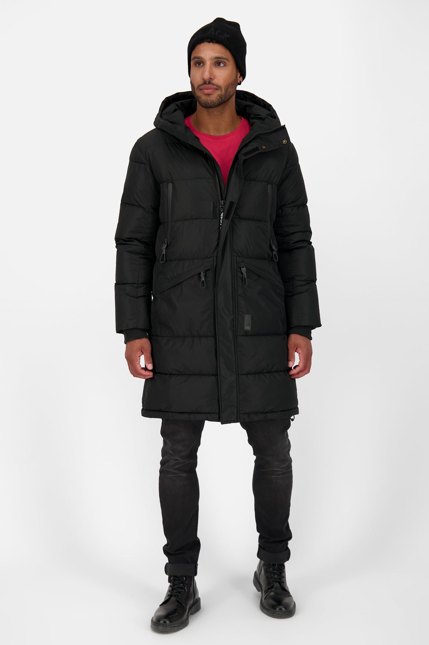 TobiasAK A Puffer Parka Schwarz