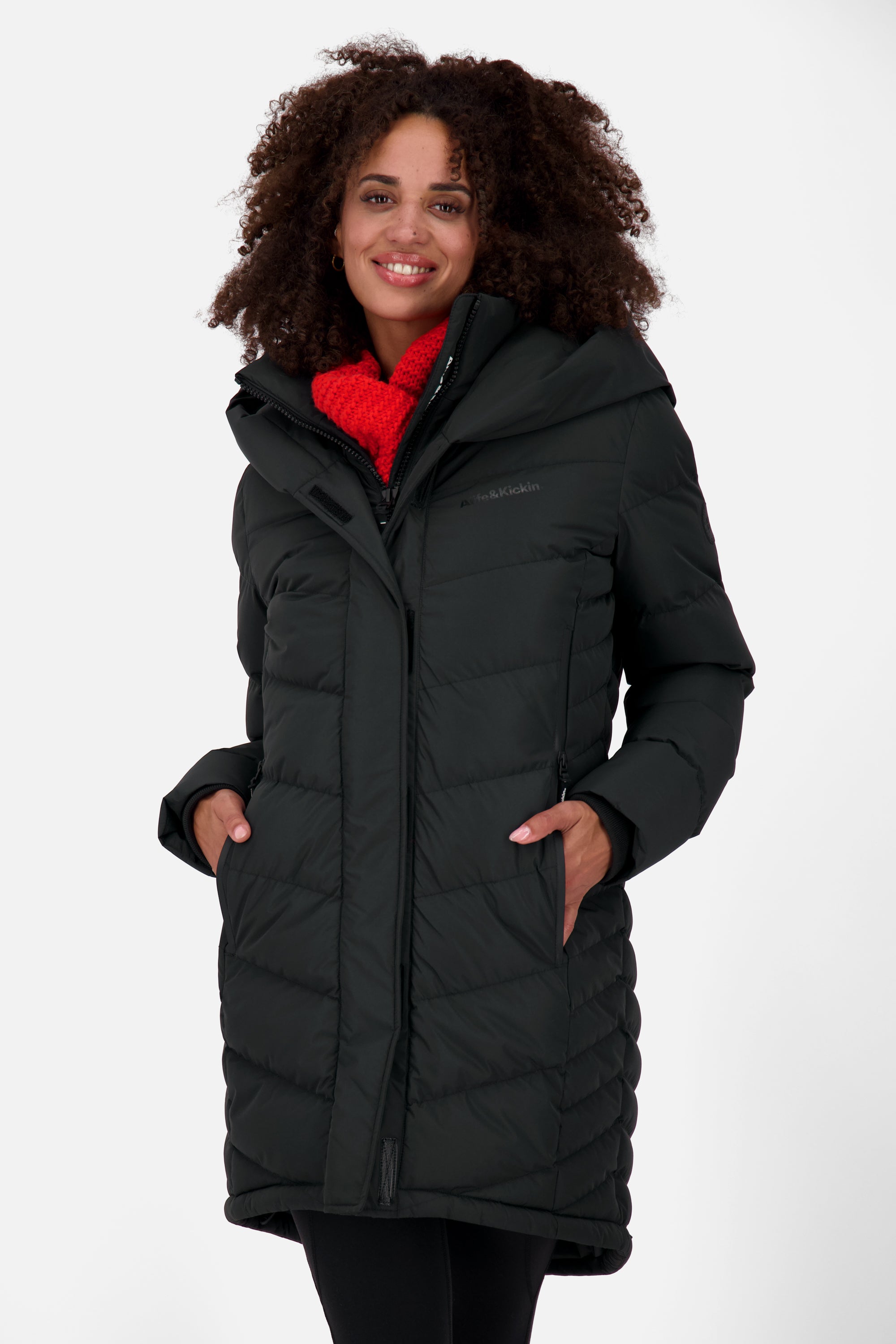 Steppmantel Damen AngelaAK A Schwarz