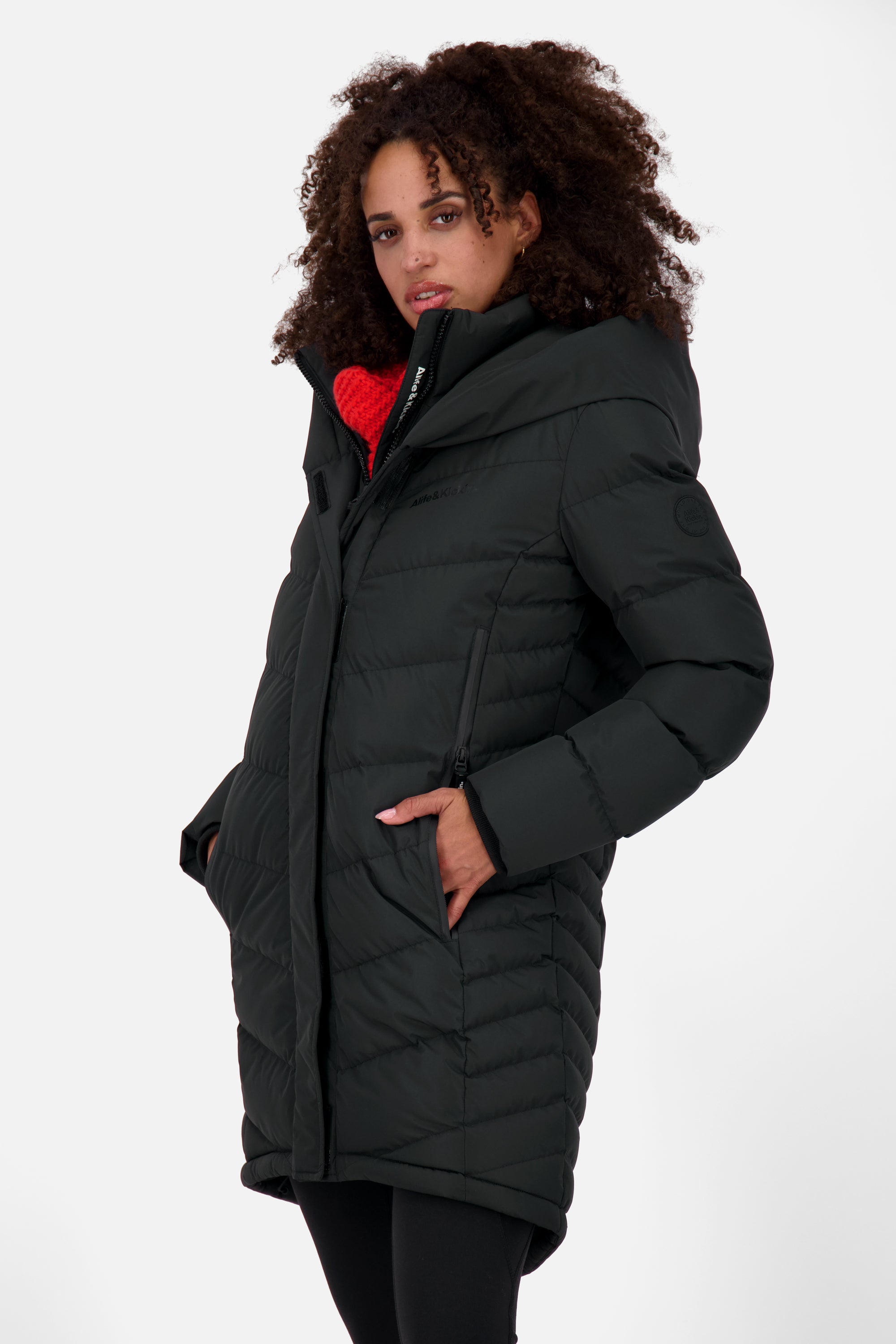 Steppmantel Damen AngelaAK A Schwarz