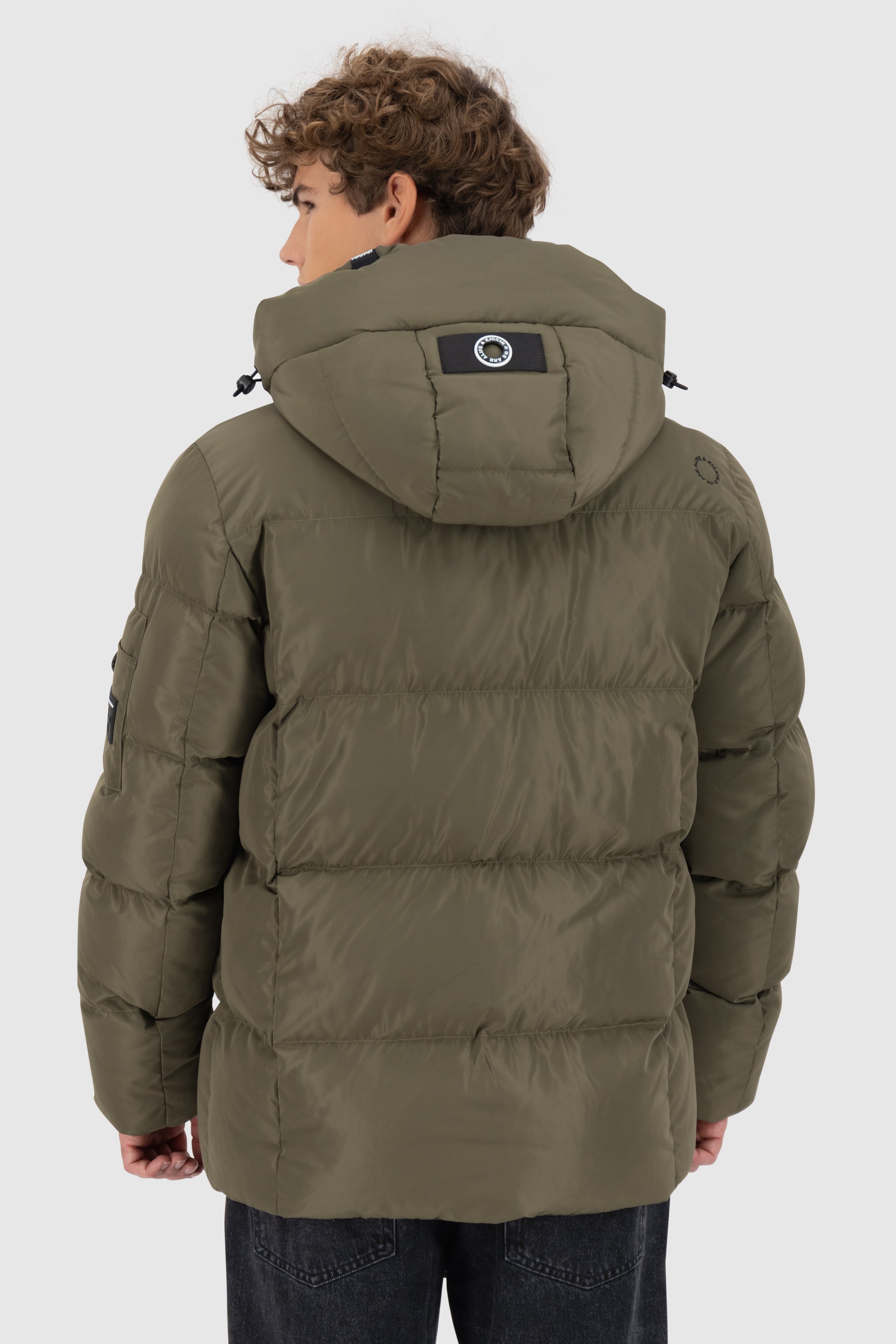 JamesAK A Puffer Jacket Dunkelgrün