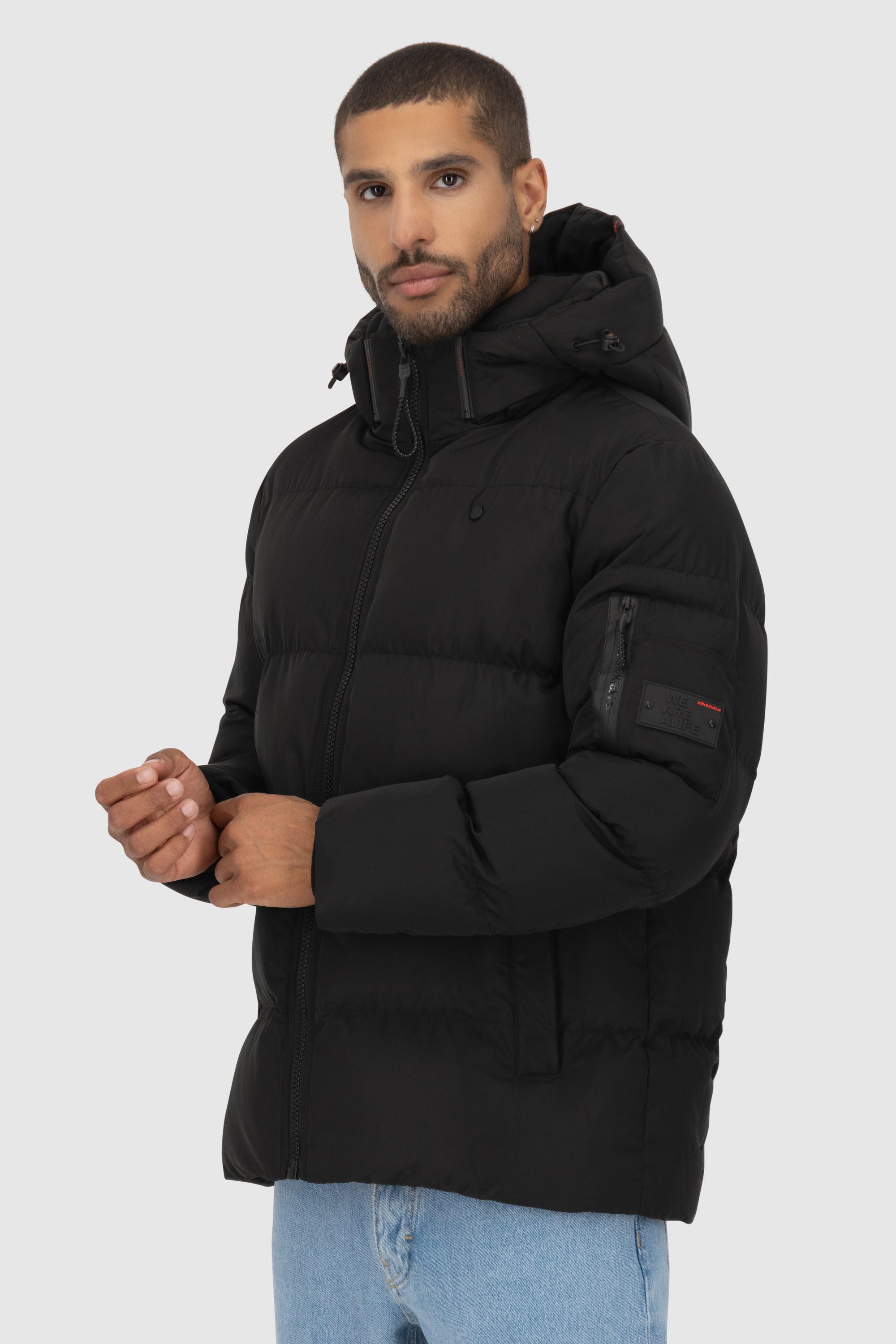 JamesAK A Puffer Jacket Schwarz