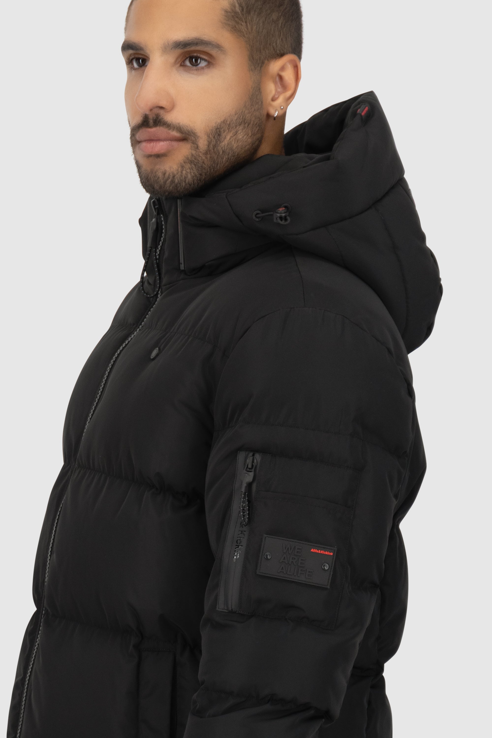 JamesAK A Puffer Jacket Schwarz