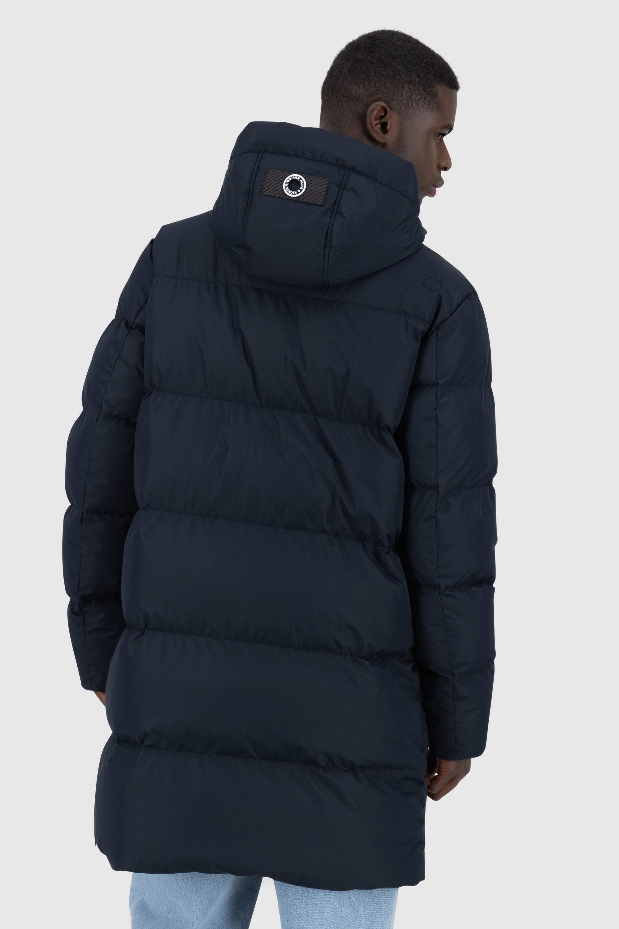 NinoAK A Puffer Jacket Dunkelblau