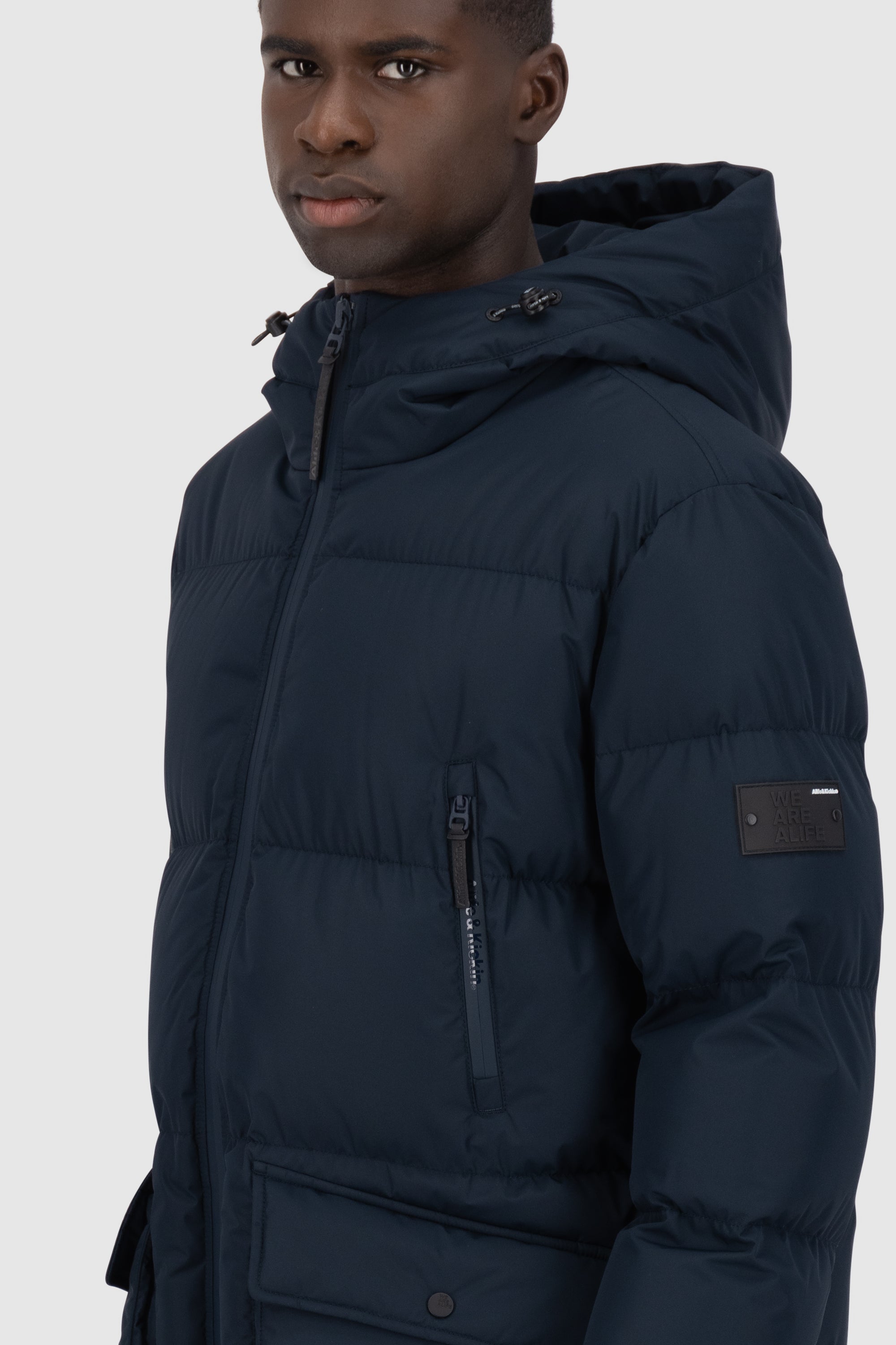 NinoAK A Puffer Jacket Dunkelblau