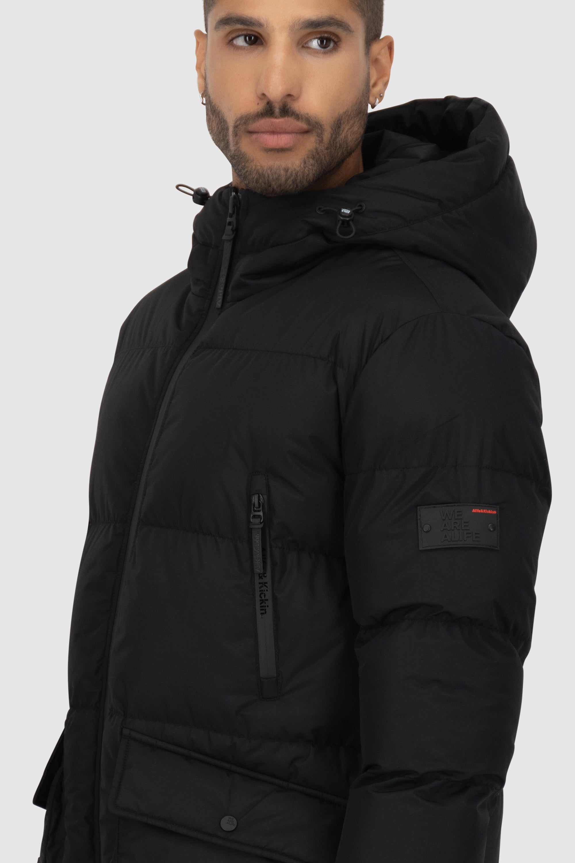 NinoAK A Puffer Jacket Schwarz