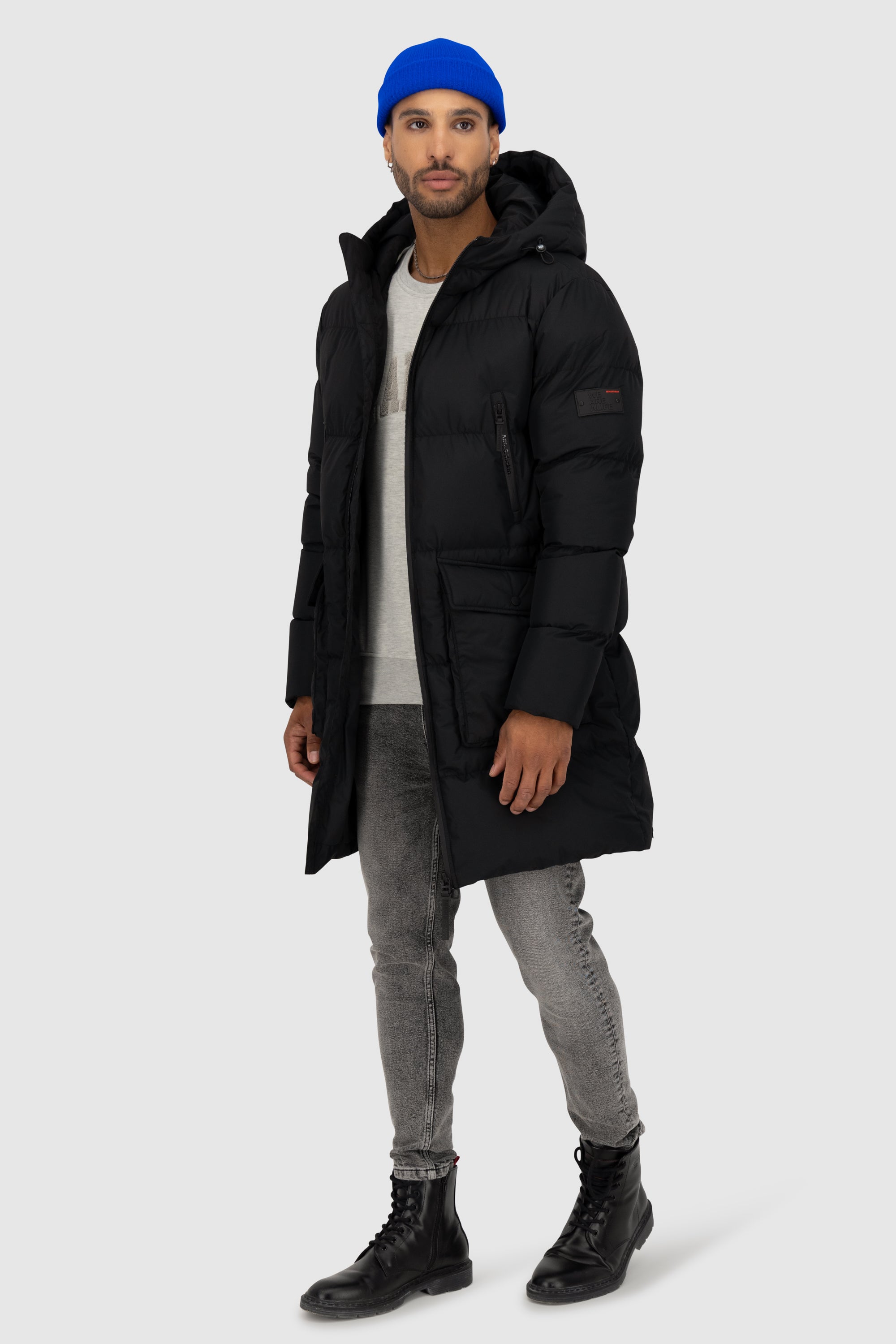 NinoAK A Puffer Jacket Schwarz