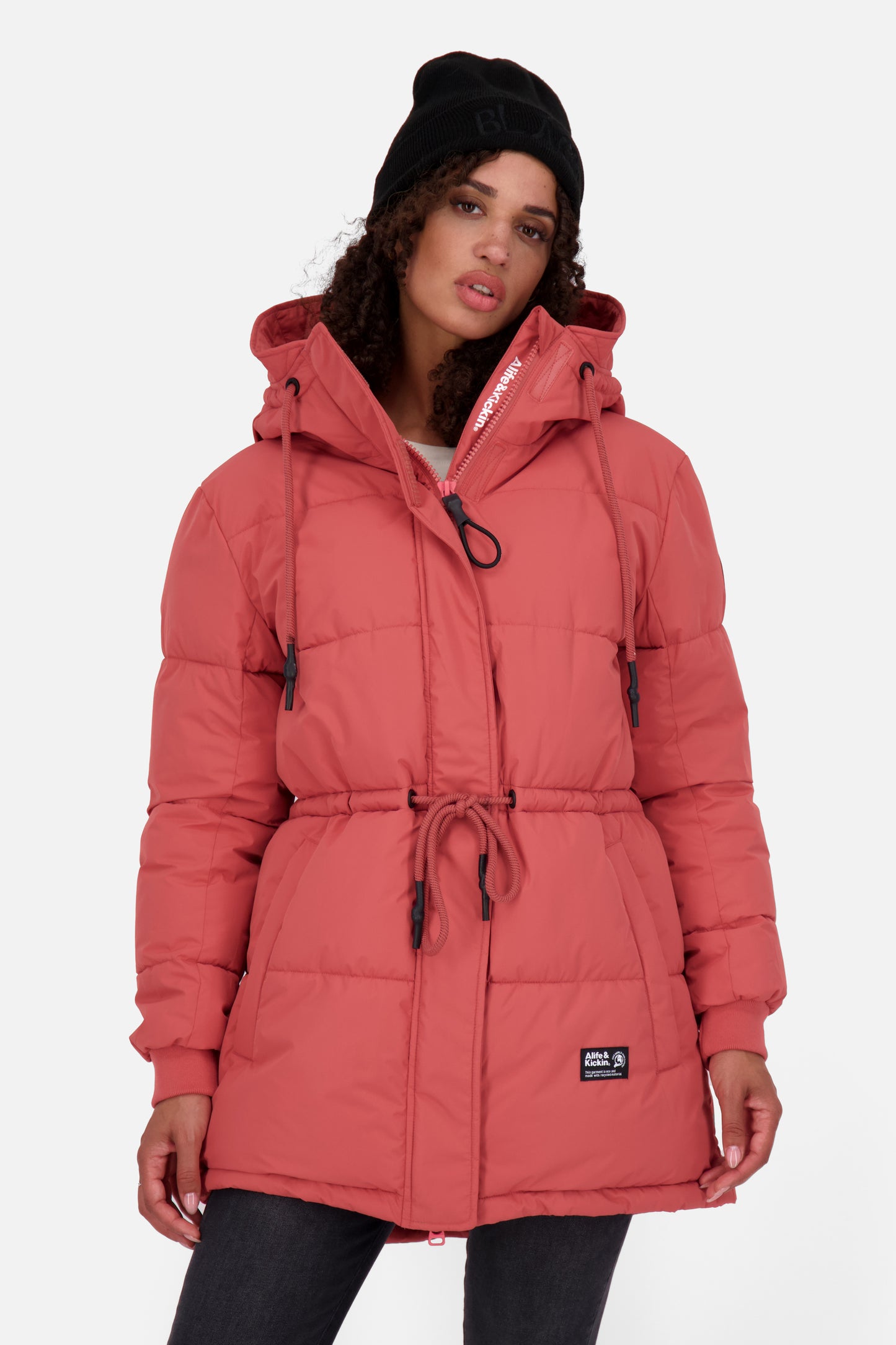 Winterjacke Damen ErinAK A mit Kordelzug astro dust