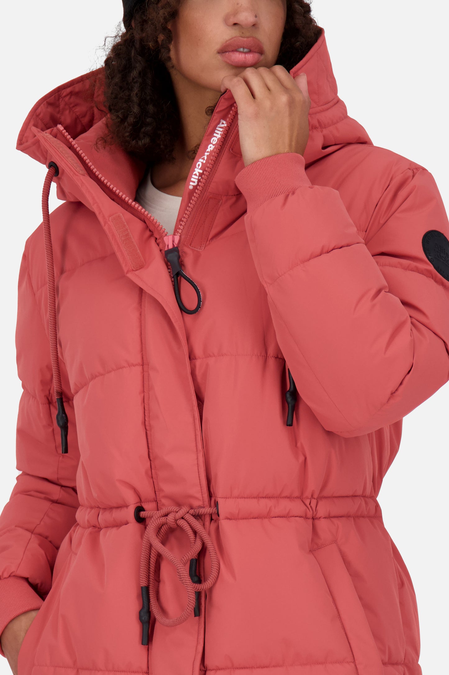 Winterjacke Damen ErinAK A mit Kordelzug astro dust