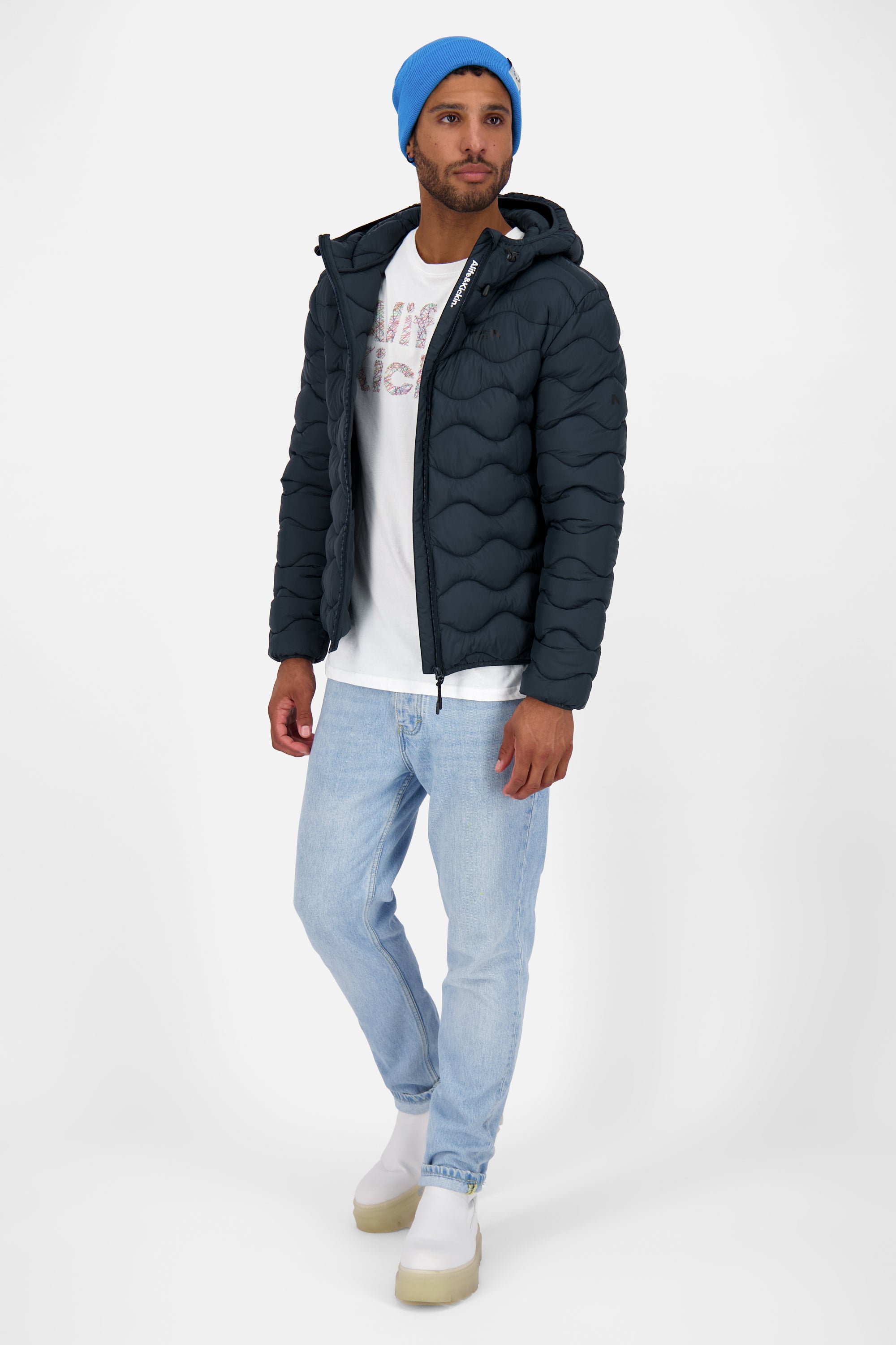 ArianAK A Puffer Jacket Dunkelblau