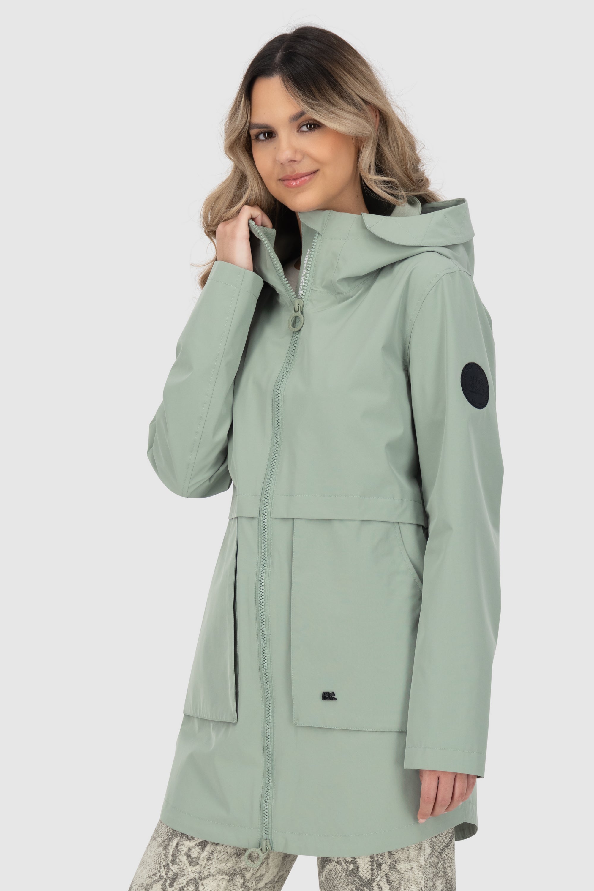 NoelieAK A Parka Hellgrün