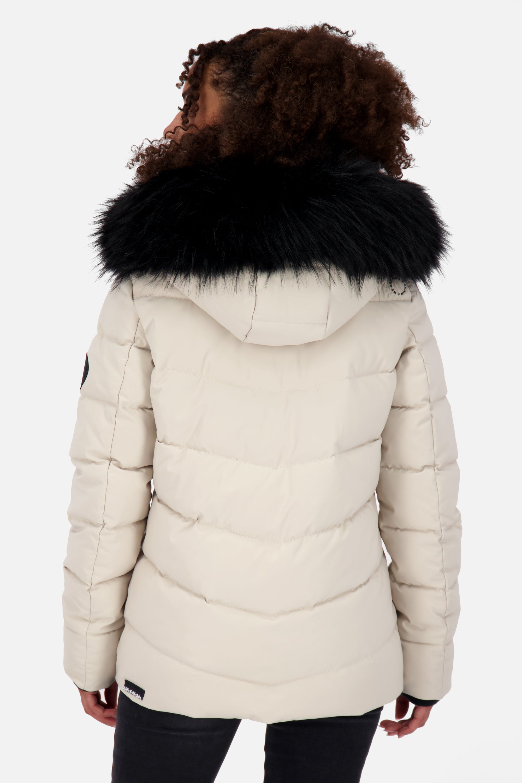 AdelaAK A Puffer Jacket Beige
