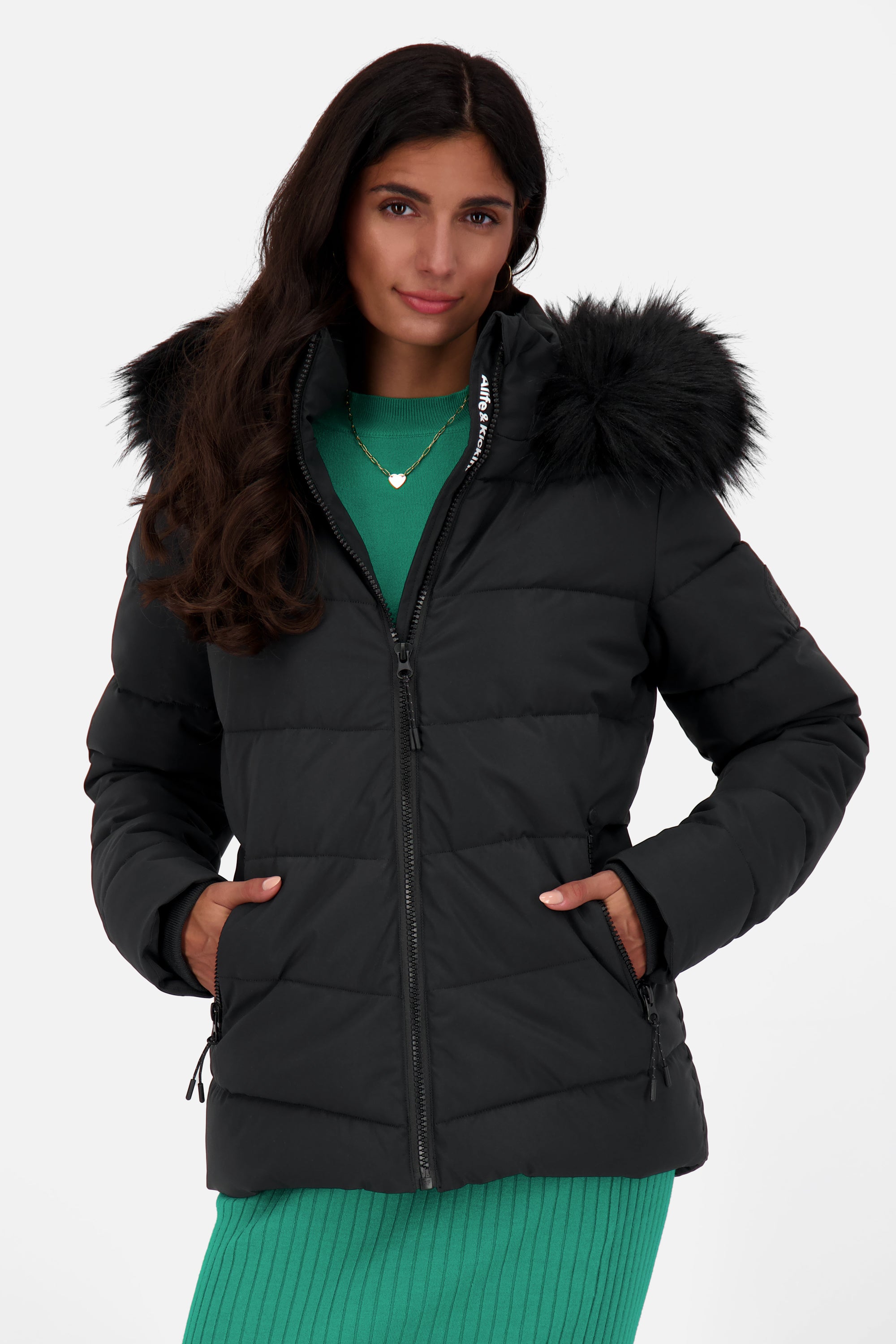 AdelaAK A Puffer Jacket Schwarz