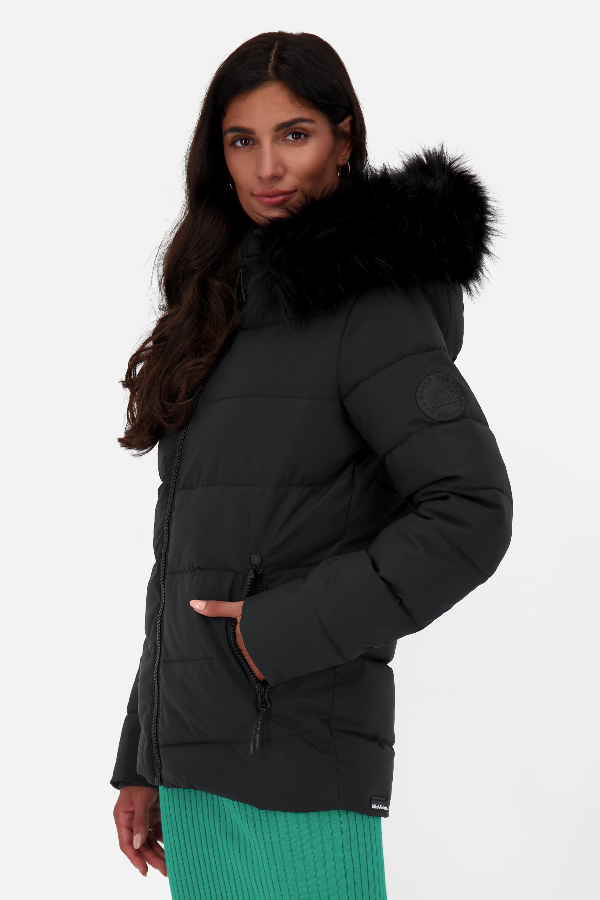 AdelaAK A Puffer Jacket Schwarz