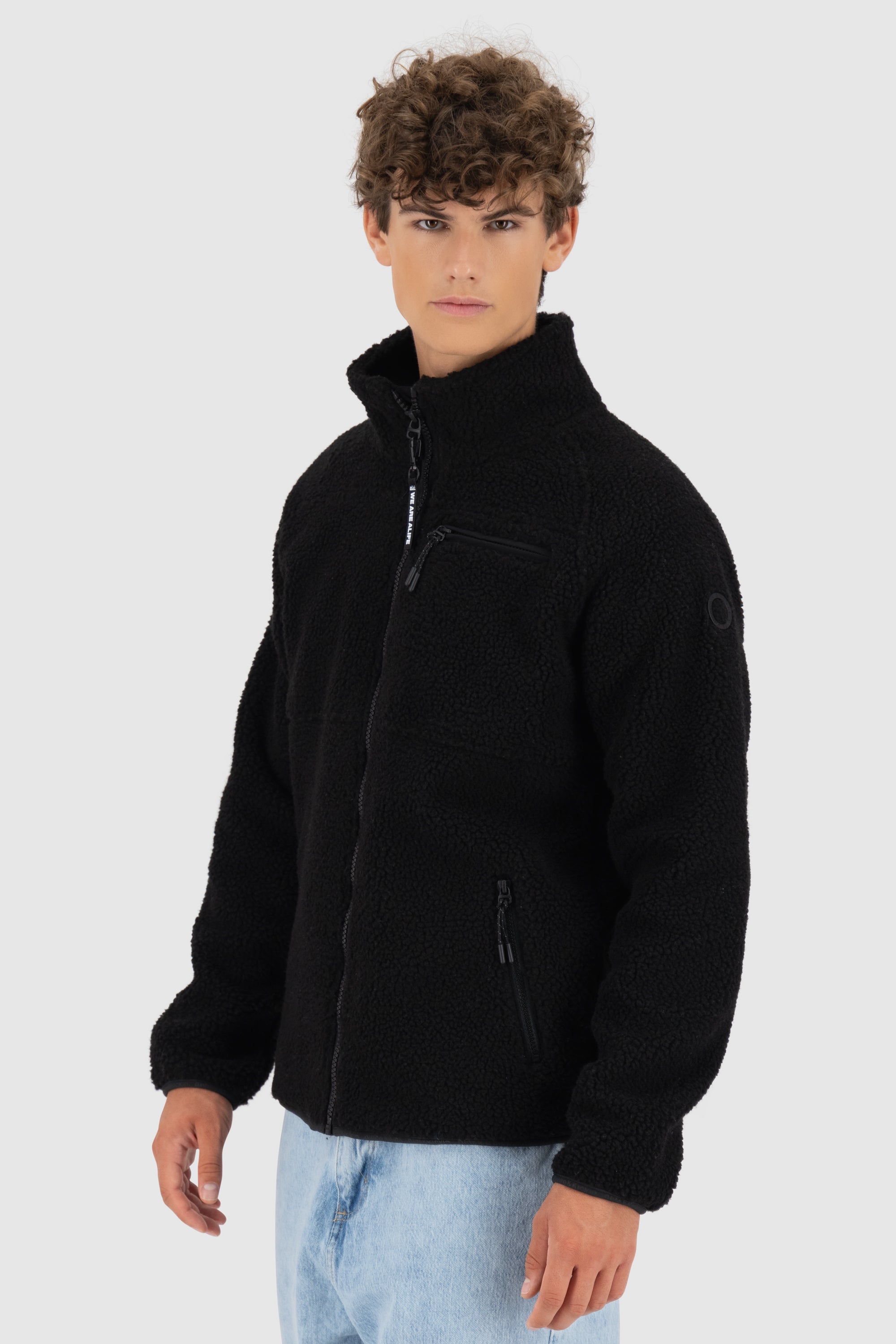 RocAK G Teddy Jacket Schwarz