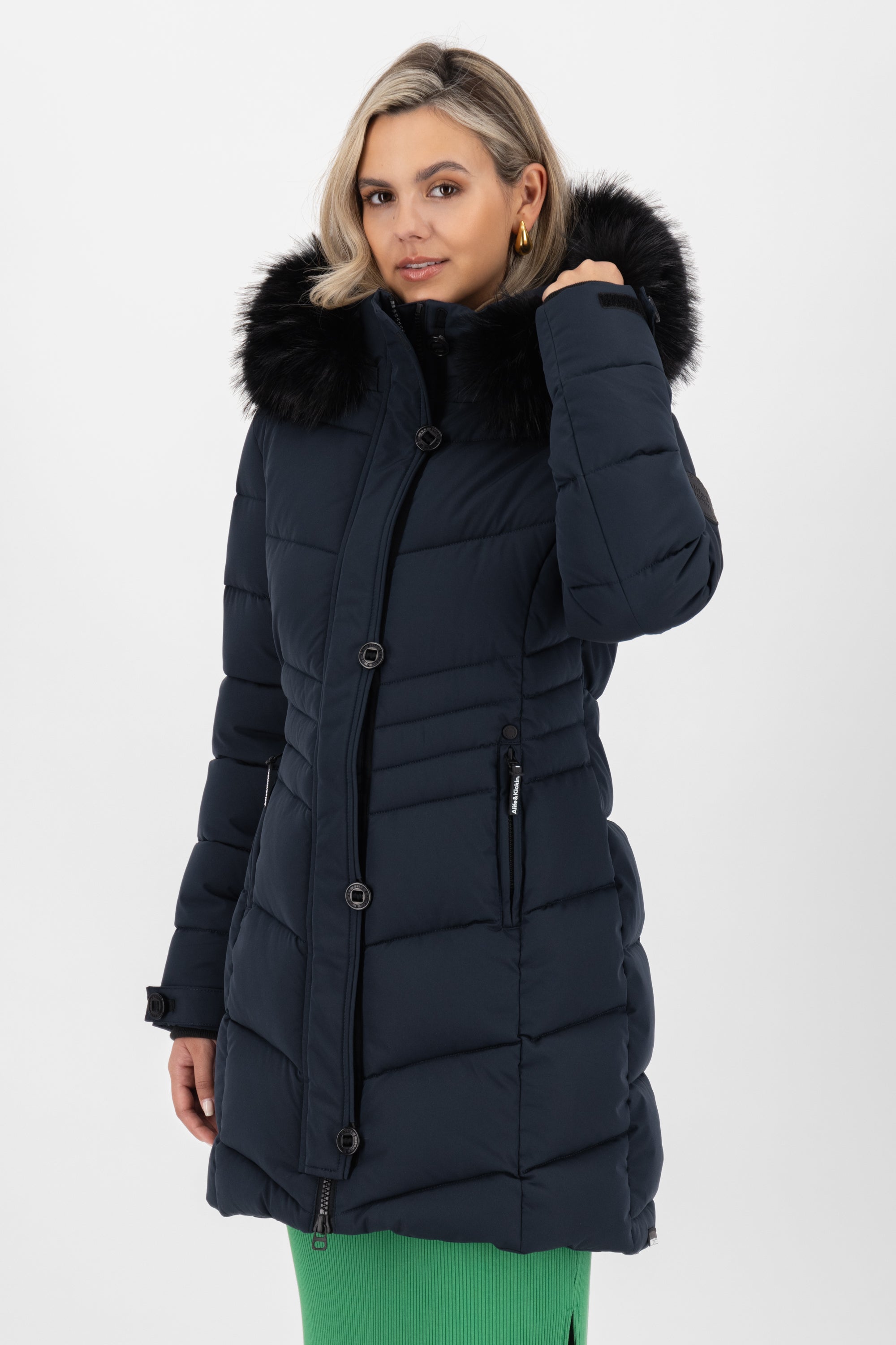 AmaliaAK A Puffer Coat Dunkelblau