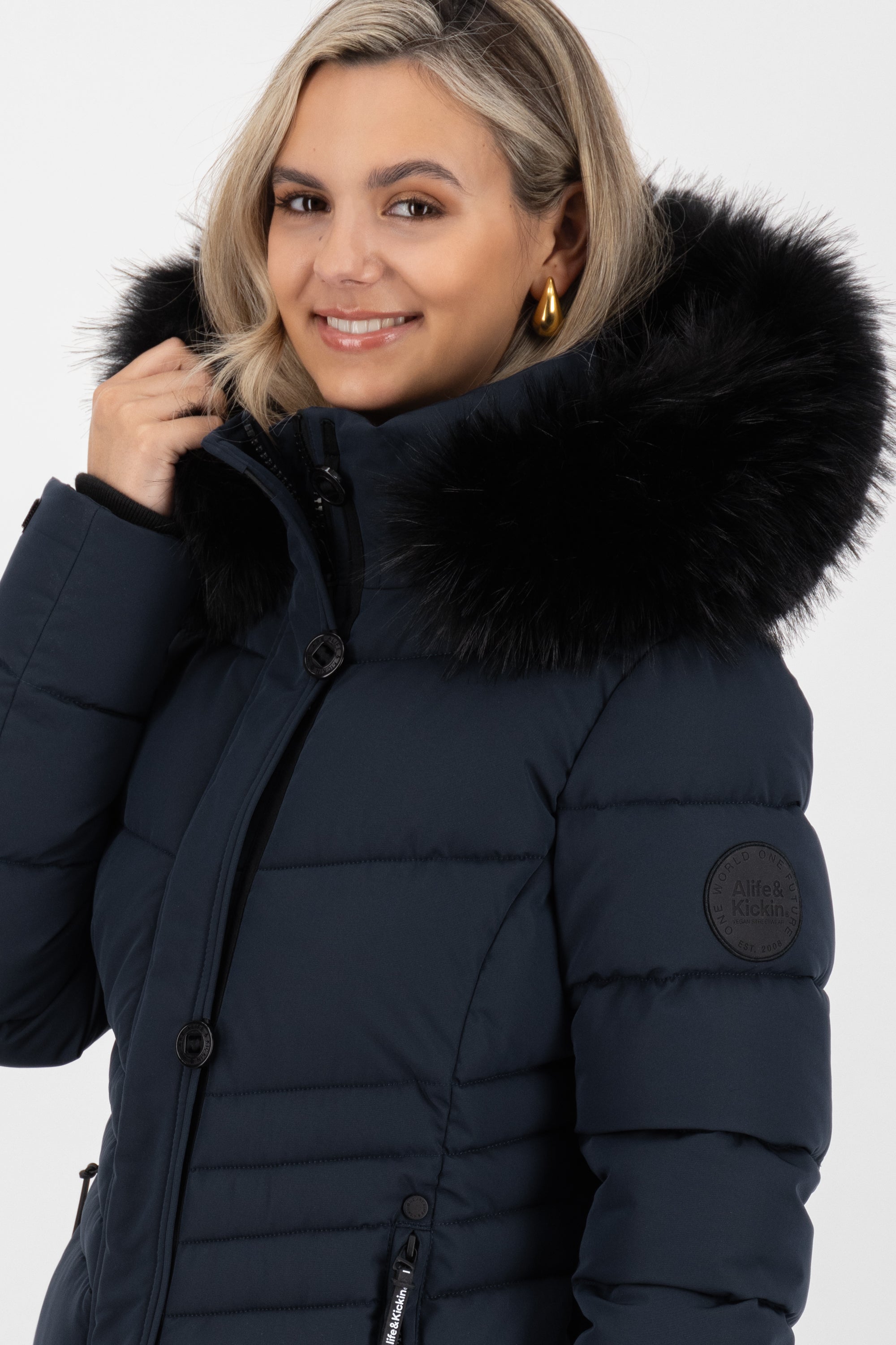 AmaliaAK A Puffer Coat Dunkelblau