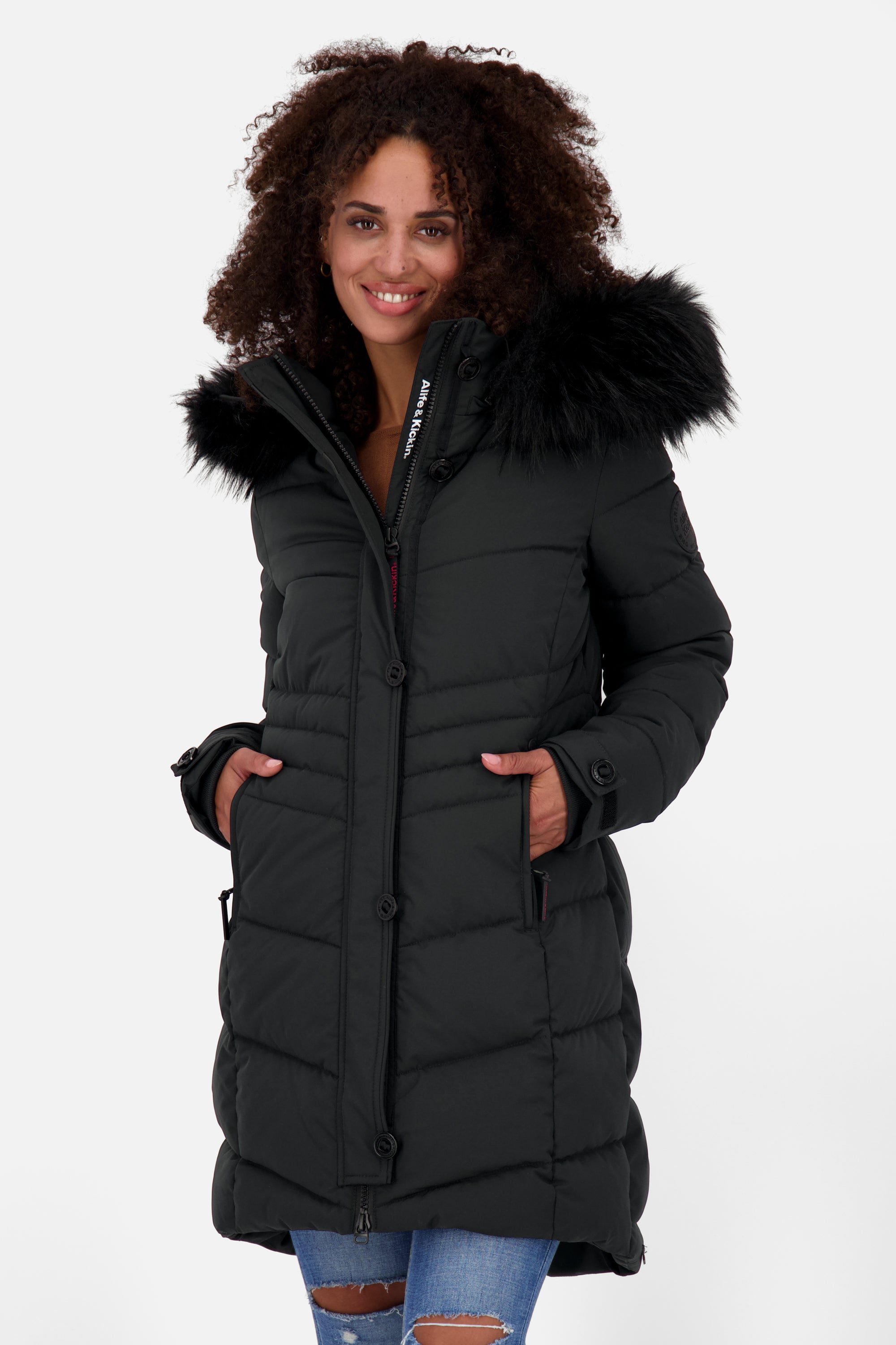 AmaliaAK A Puffer Coat  Schwarz