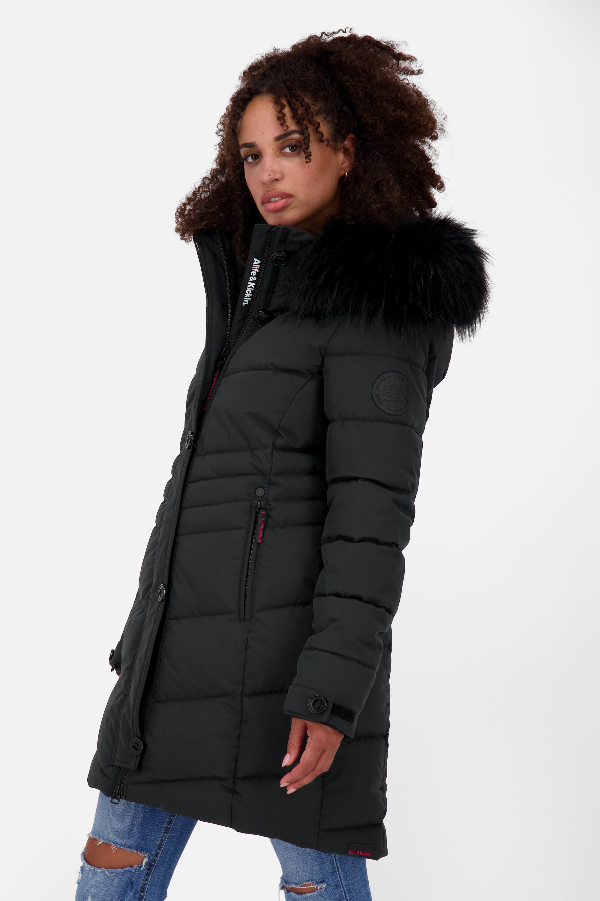 AmaliaAK A Puffer Coat Schwarz