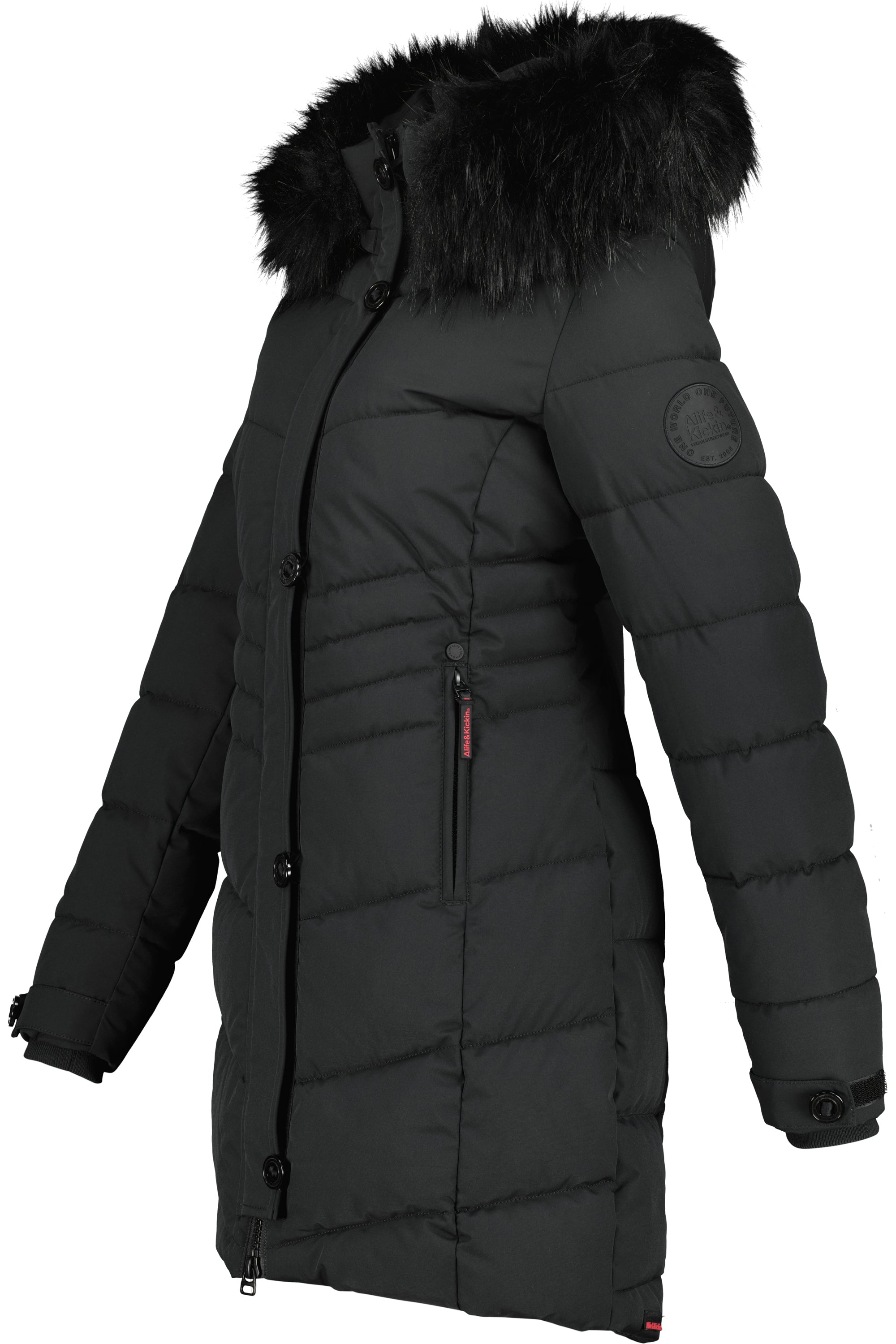 AmaliaAK A Puffer Coat Schwarz
