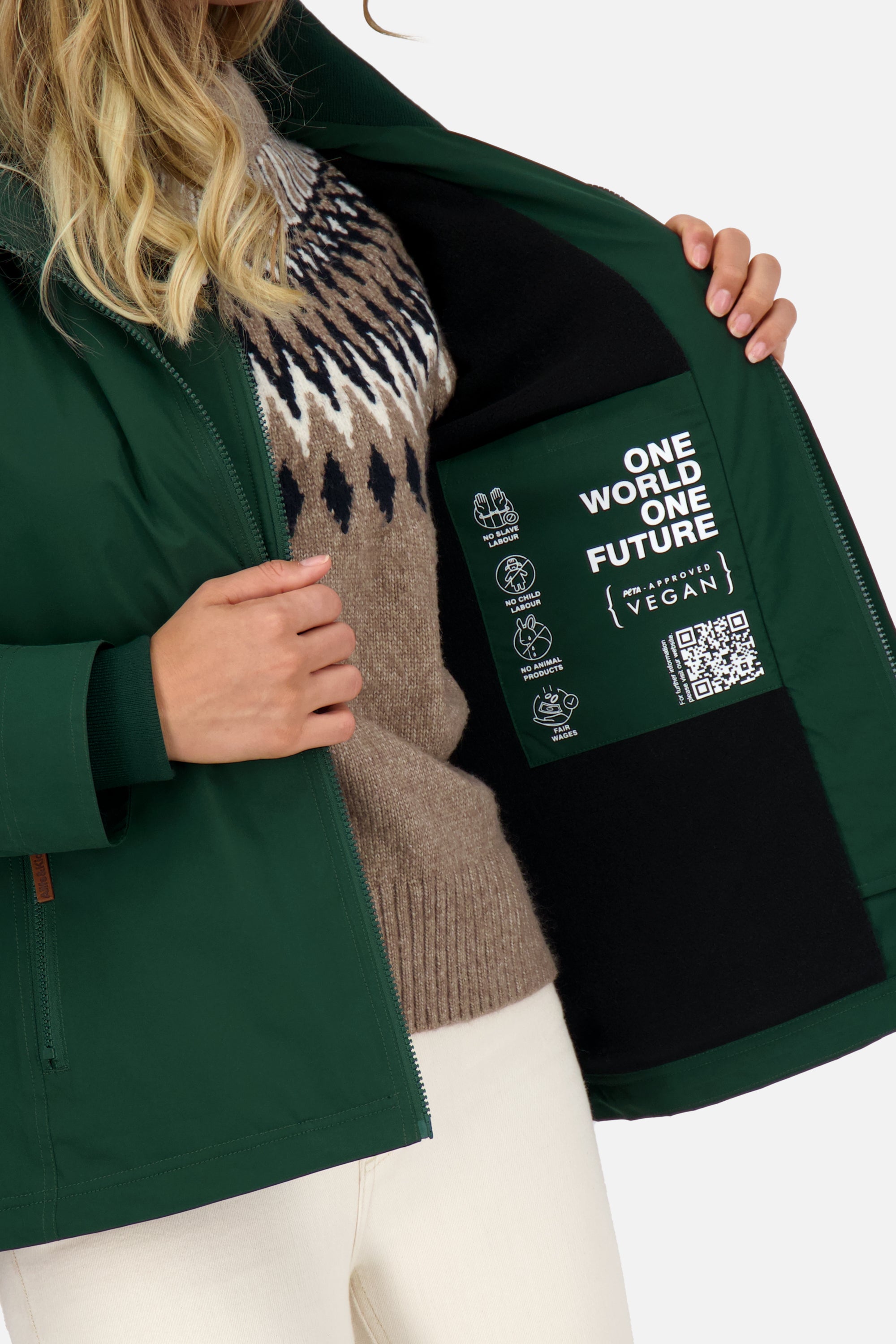 GinaAK A Jacket Dunkelgrün
