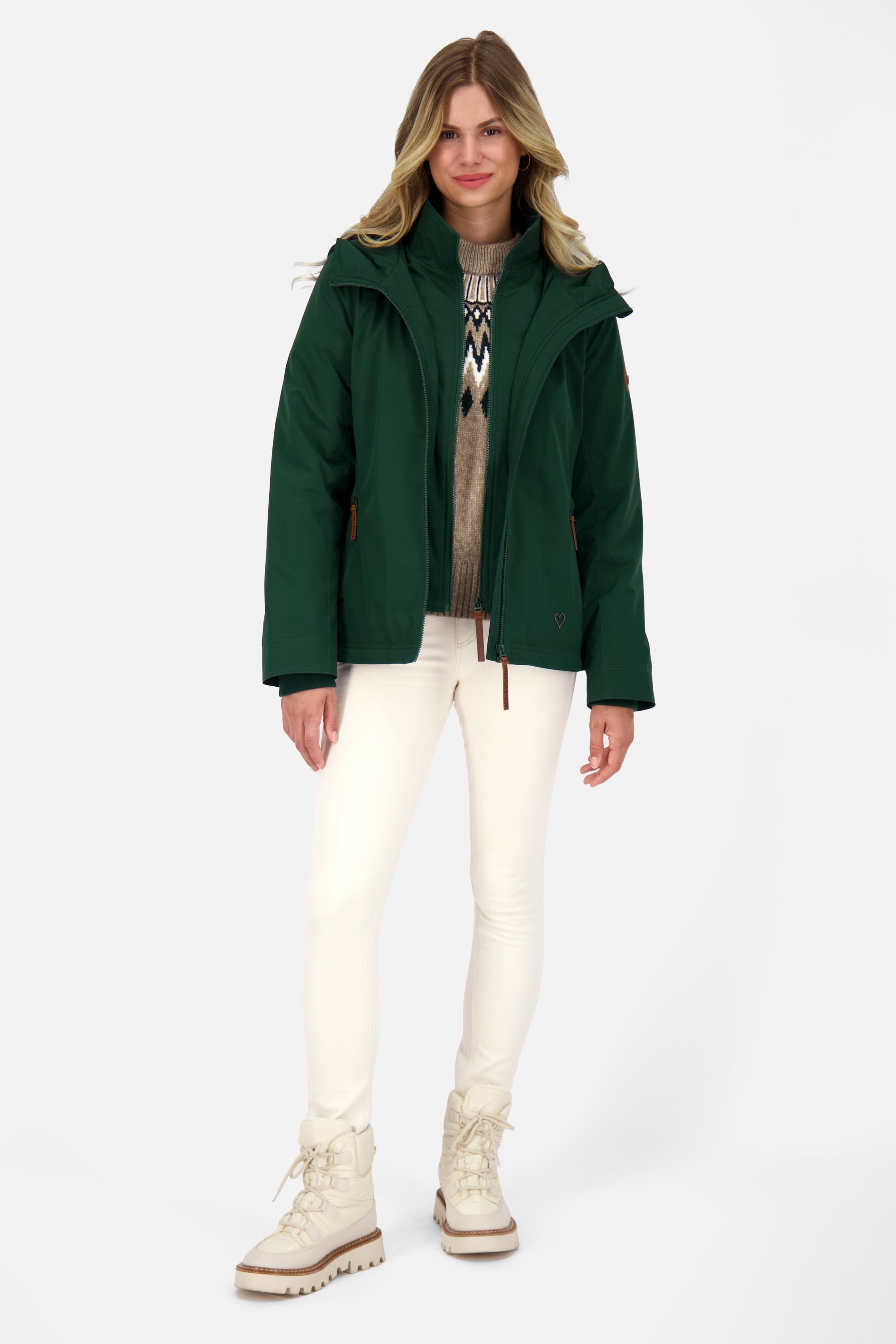 GinaAK A Jacket Dunkelgrün
