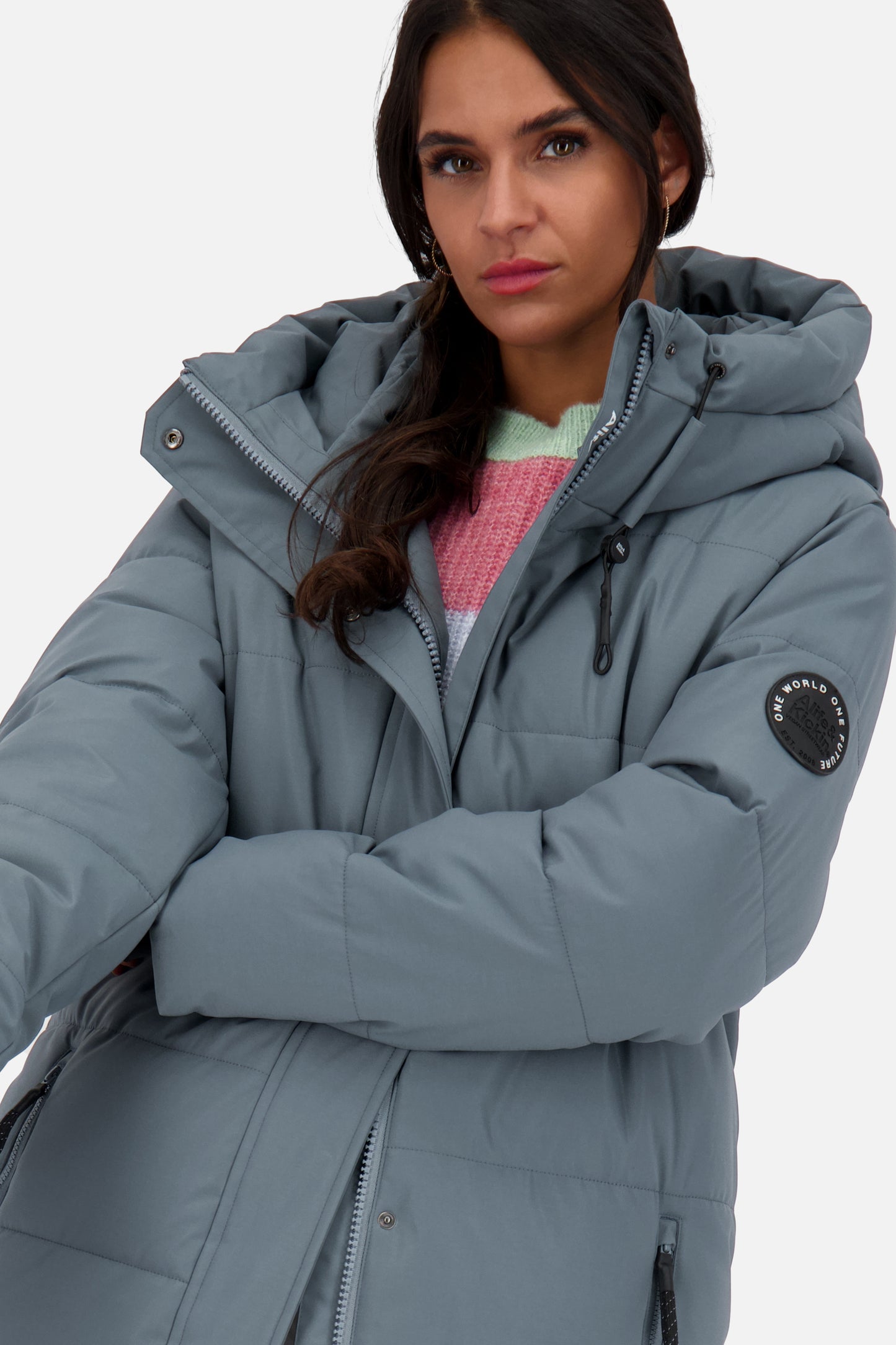 KatiaAK A Puffer Coat basalt